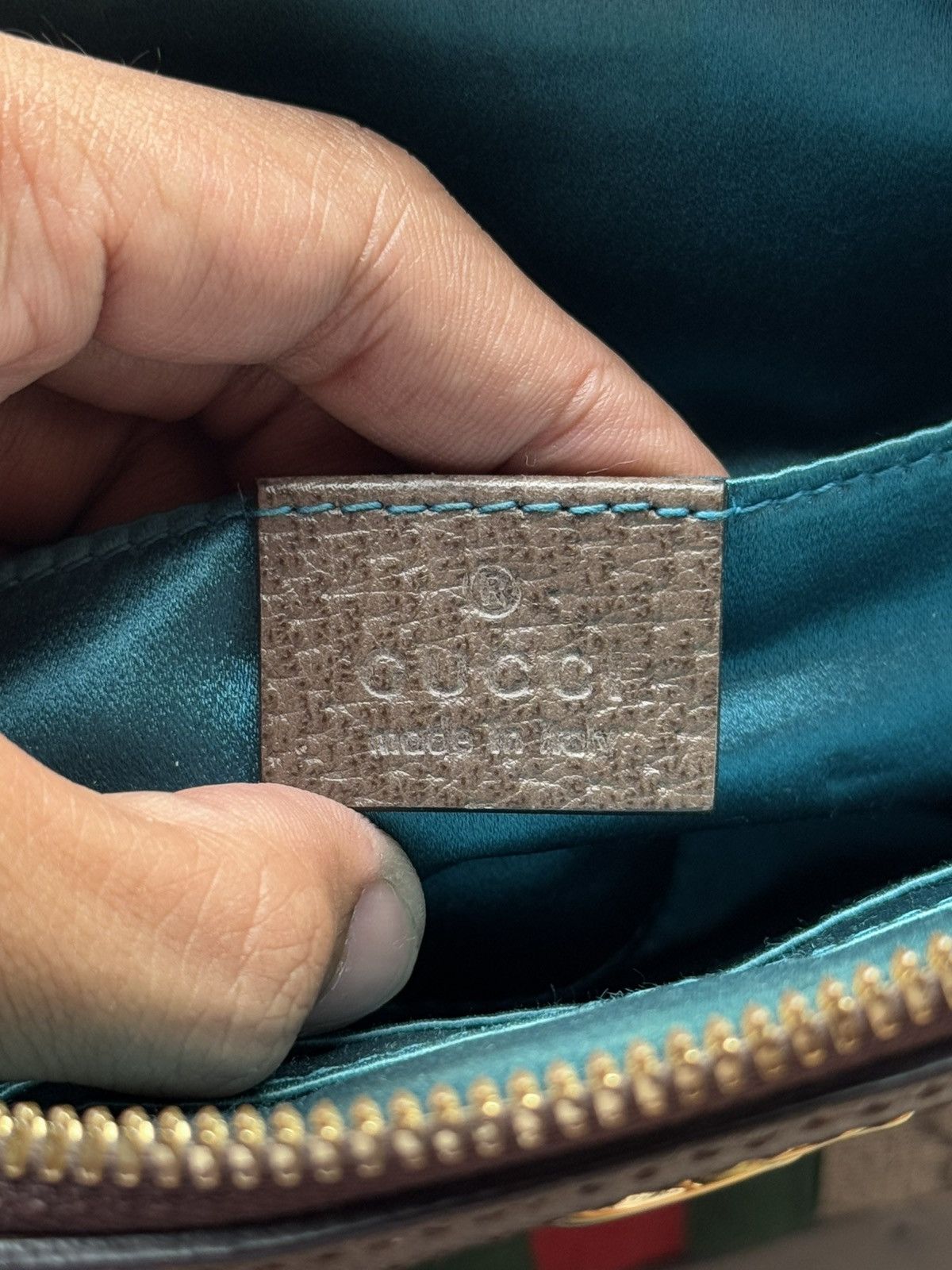 Gucci GUCCI BROWN CANVAS GG SUPREME OPHIDIA DOME SMALL BAG Size ONE SIZE - 14 Thumbnail