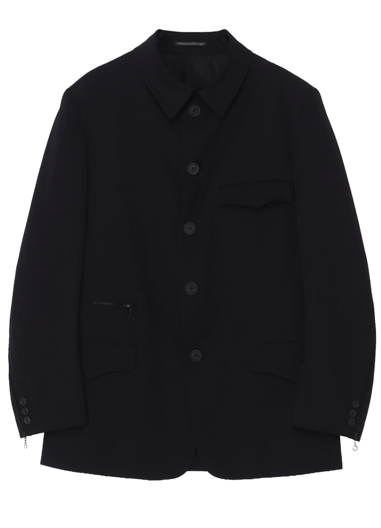 Yohji Yamamoto Yohji Yamamoto Pour Homme HOOK COLLAR 5 SINGLE JACKET BLAZER Size US M / EU 48-50 / 2 - 19 Thumbnail