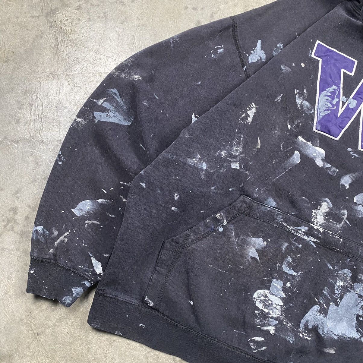 Vintage OG y2k Washington Huskies Distressed Painted Pullover Size US XL / EU 56 / 4 - 4 Thumbnail