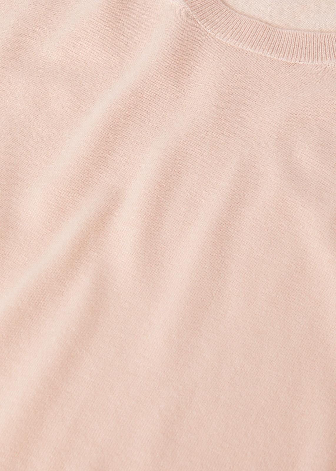 Loro Piana o1srvl11e0125 Piuma Crewneck T-Shirt in Light Pink Size L / US 10 / IT 46 - 3 Thumbnail