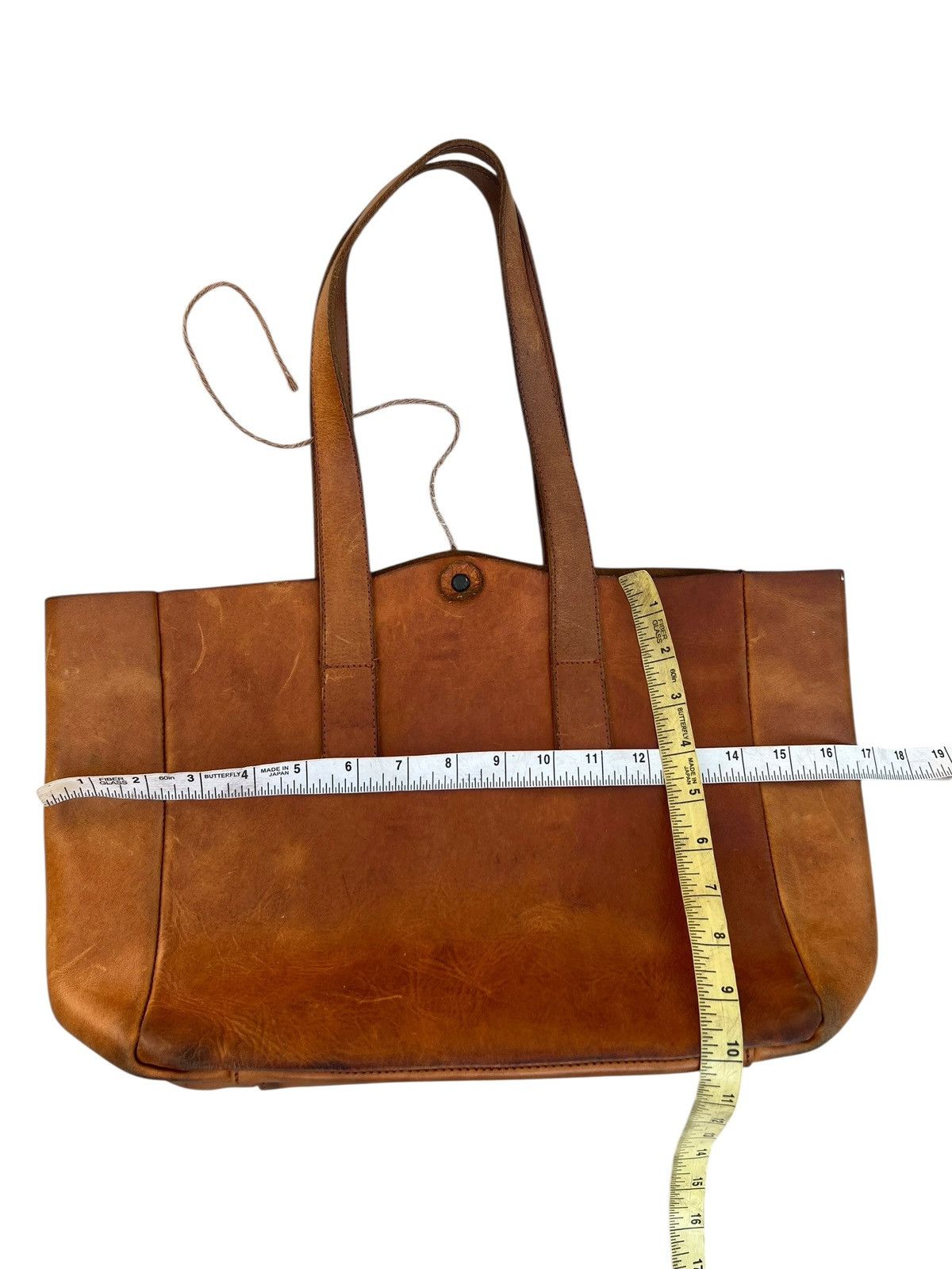 Leather Sot Japan Stains Patina Leather Toto Bag Size ONE SIZE - 10 Thumbnail