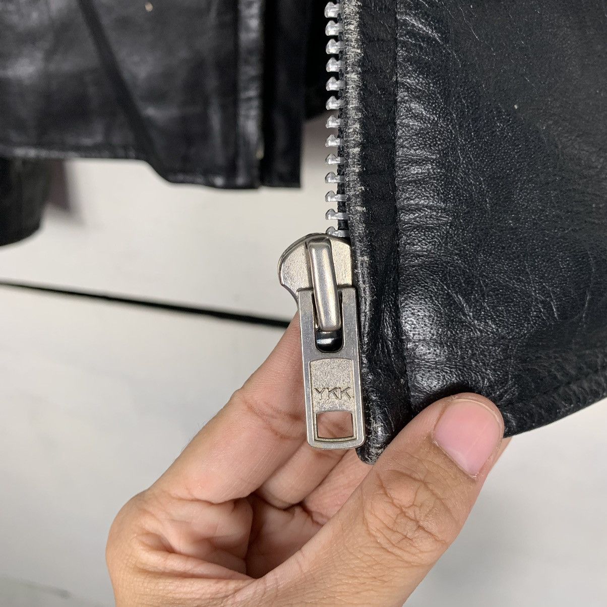 Japanese Brand Horn Works Motorcycle Riding Leather Jacket Size US M / EU 48-50 / 2 - 14 Thumbnail
