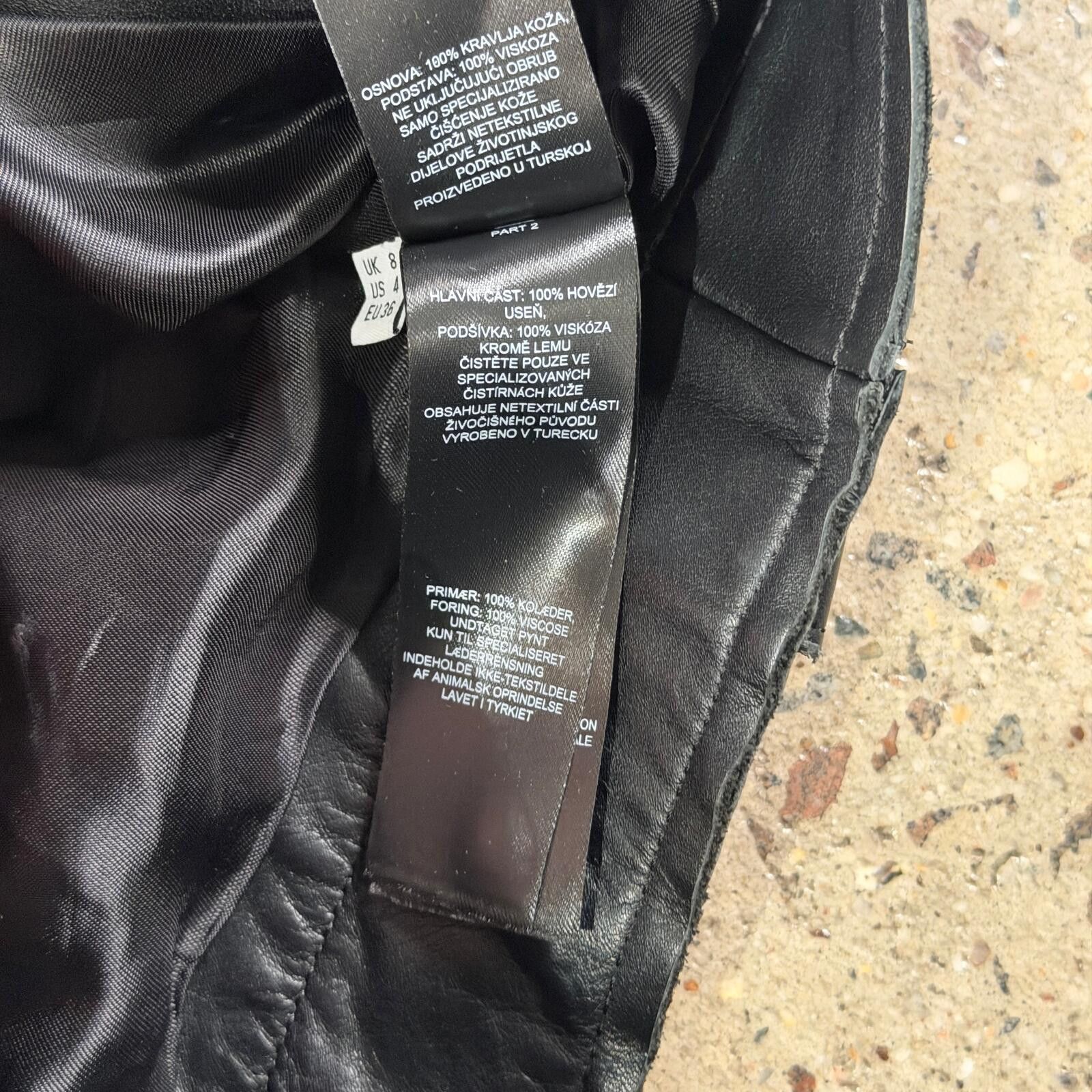 JW Anderson JW Anderson Drawstring Leather Biker Jacket Size US S / EU 44-46 / 1 - 10 Thumbnail