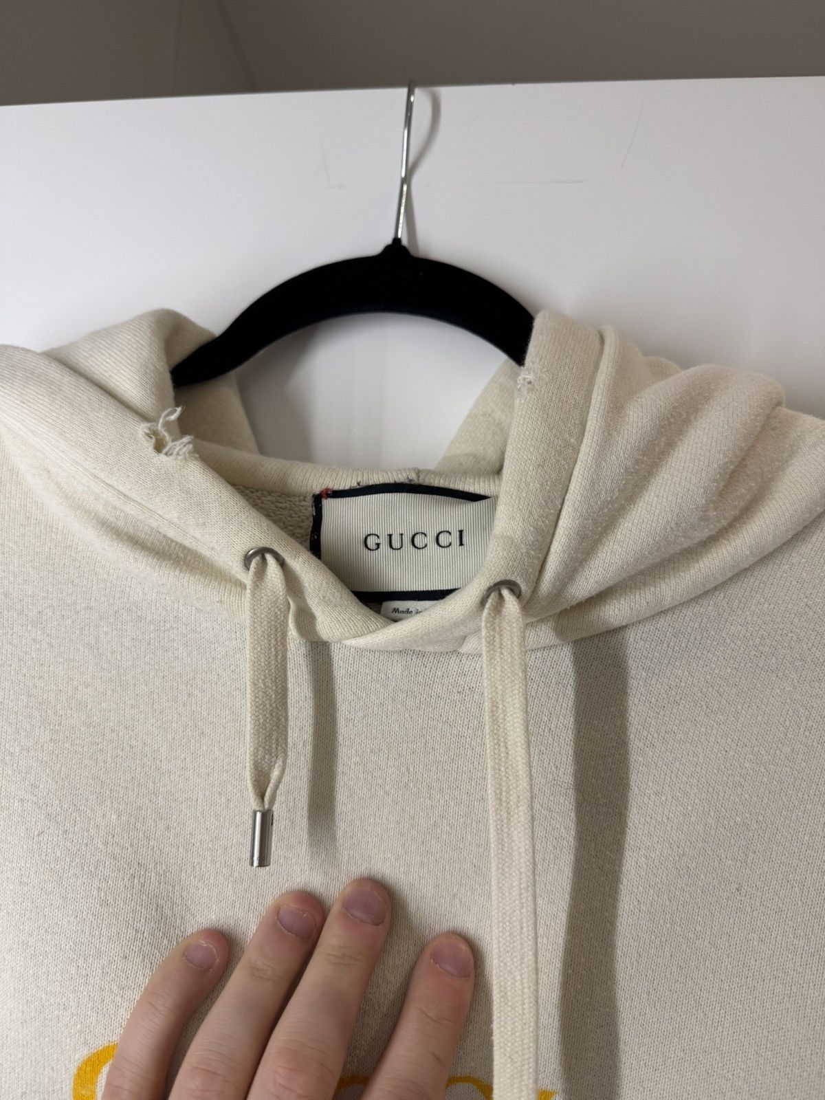 Gucci Gucci Classic Logo Hoodie Size US XL / EU 56 / 4 - 6 Thumbnail