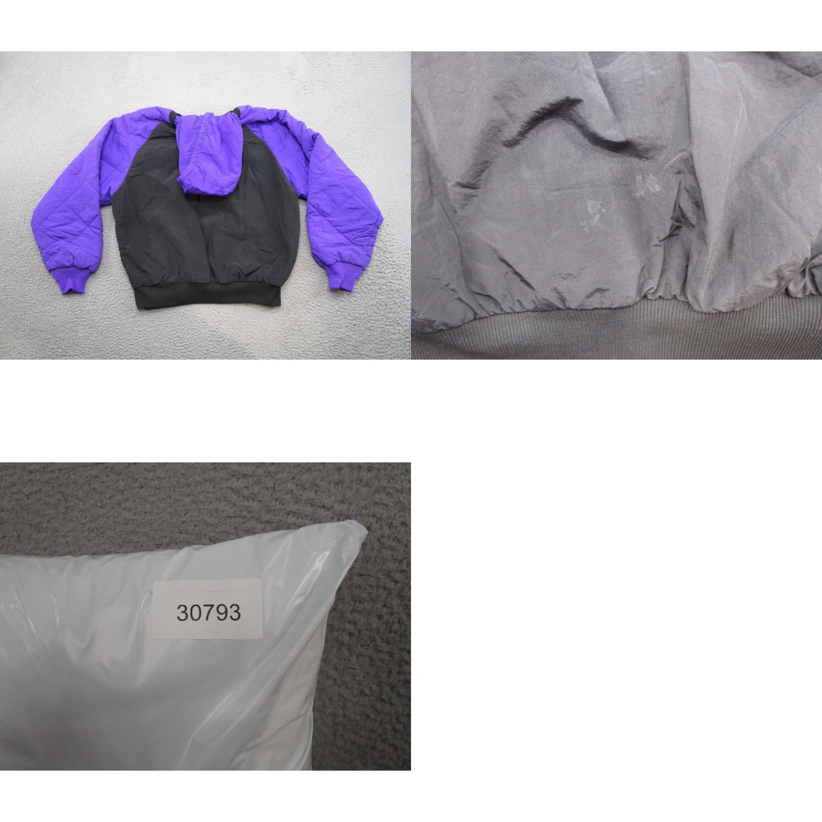 Vintage VTG Arctic Wear Jacket Pullover Nylon Hooded Purple Quilt 90s Ski USA SZ M Mens Size US M / EU 48-50 / 2 - 9 Thumbnail