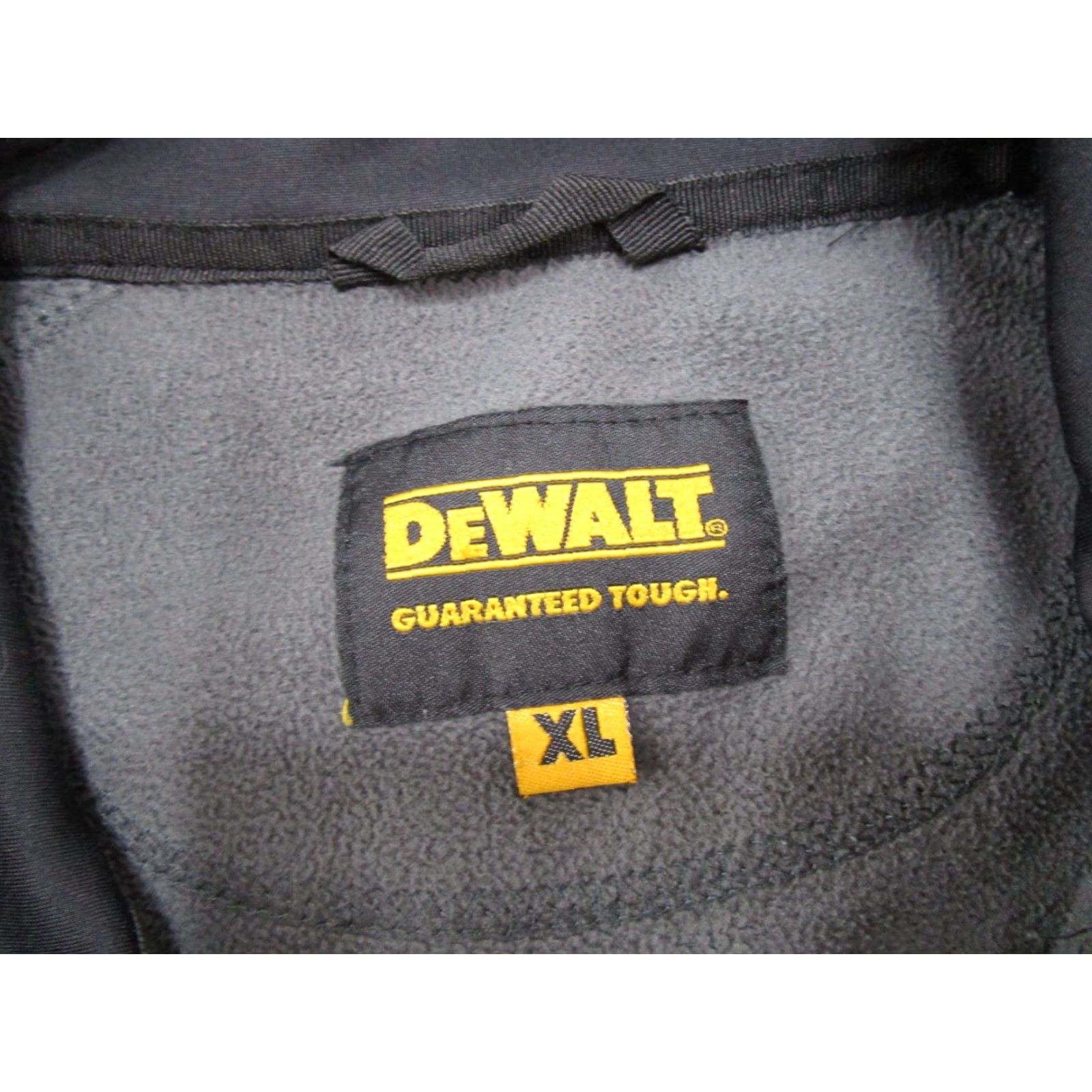 Vintage DEWALT Jacket Mens XL Black Water Resistant Breathable Softshell Jacket Size US XL / EU 56 / 4 - 2 Thumbnail