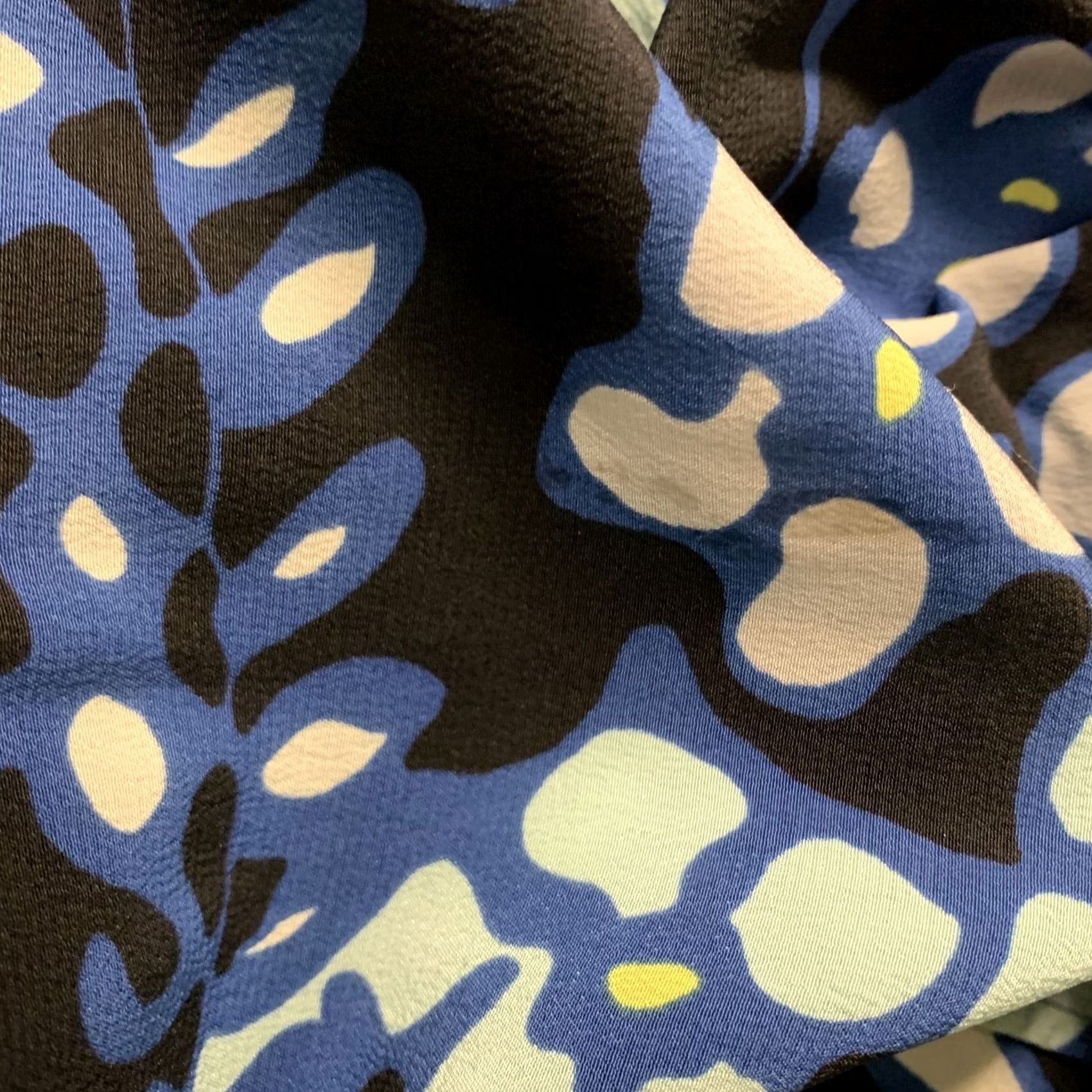 Marni MARNI Dress S Blue White Yellow Sleeveless Women Size S / US 4 / IT 40 - 4 Thumbnail