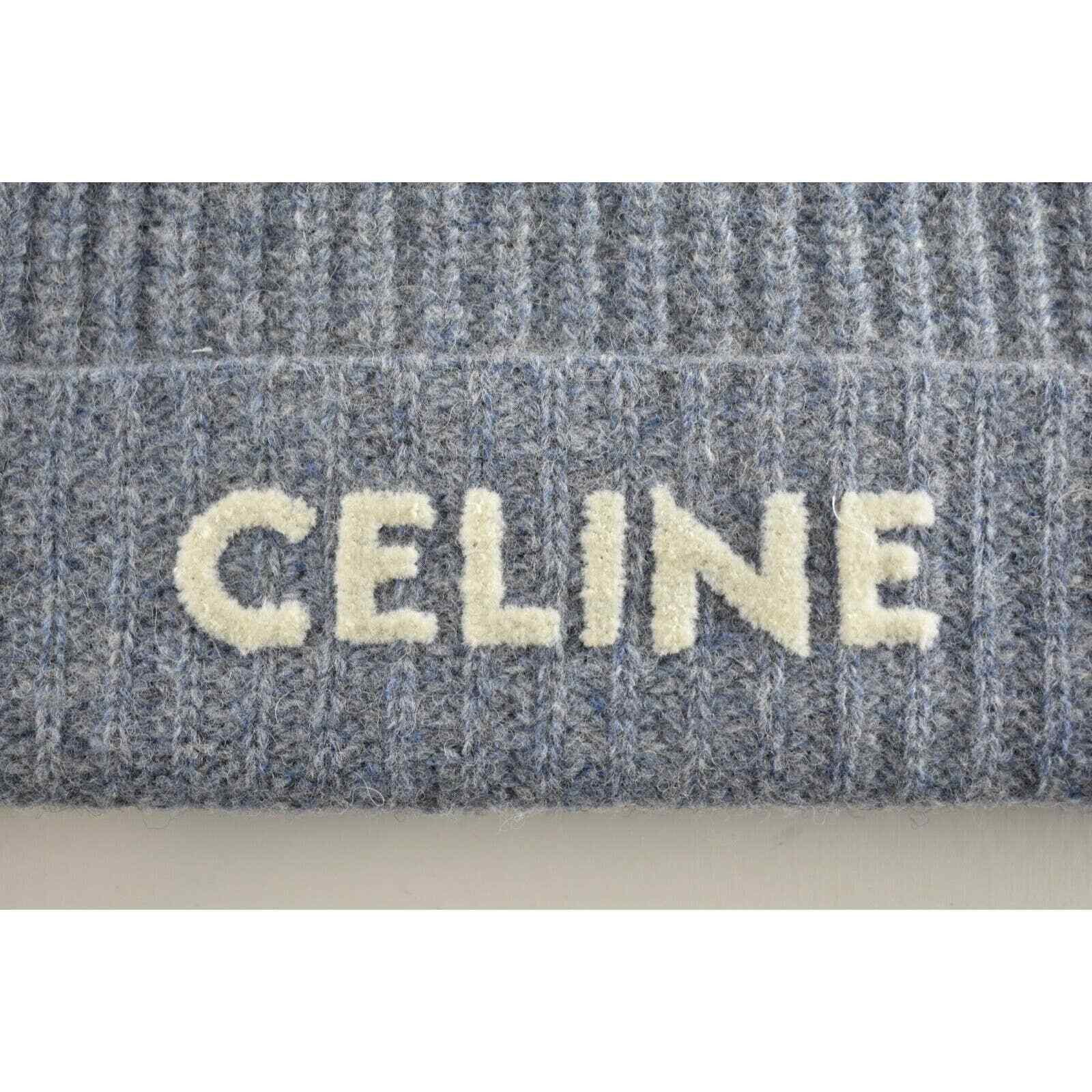 Celine Celine Paris Laine Wool Knit Beanie Winter Hat One Size Size ONE SIZE - 5 Thumbnail