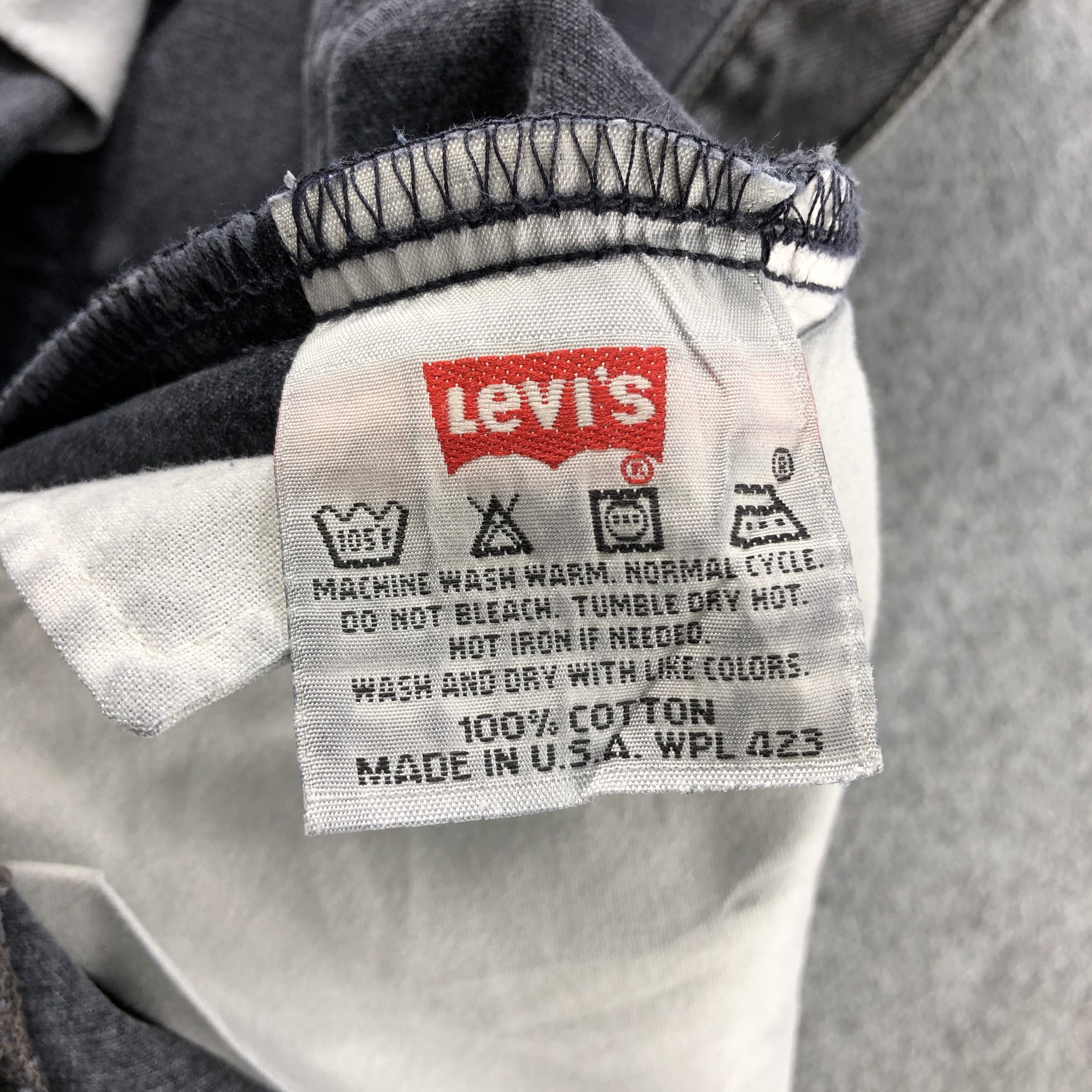 Levi's × Vintage Vintage 90s Faded Black Levis 501 Jeans-JM1536 Size US 39 - 10 Thumbnail