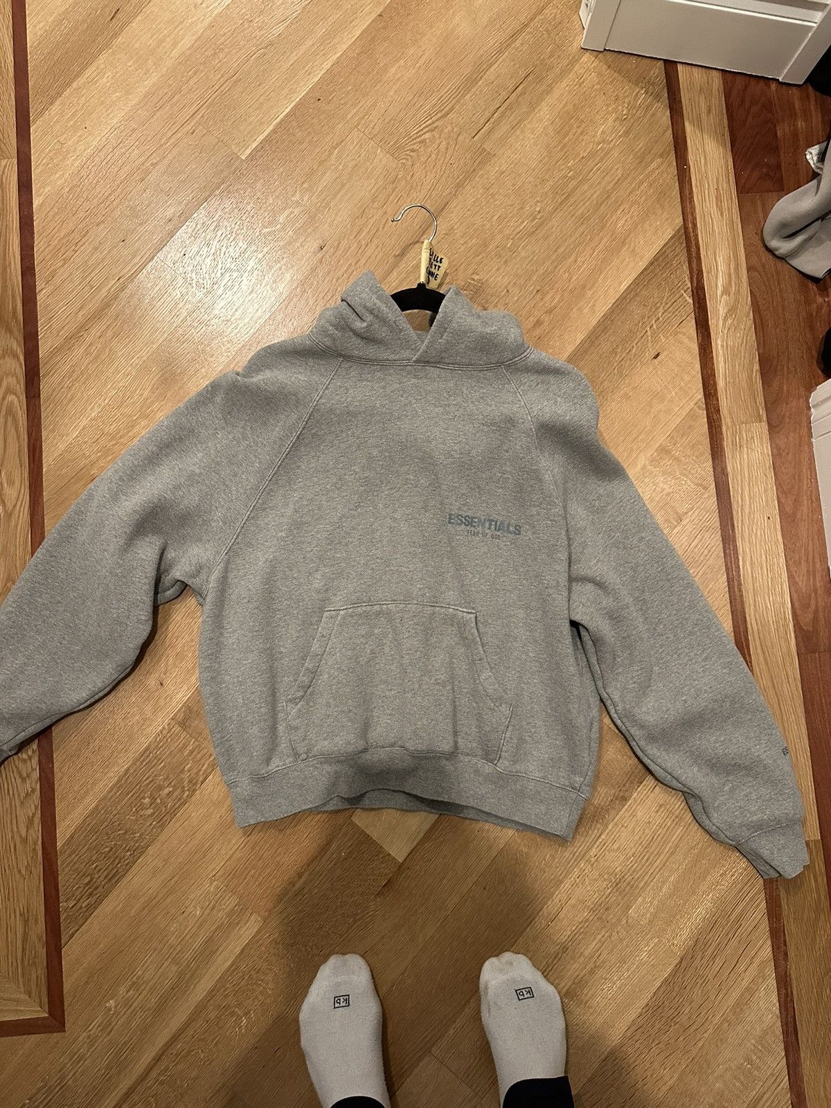 Image of Fear Of God Hoodie in Grey, Men's (Size XS)