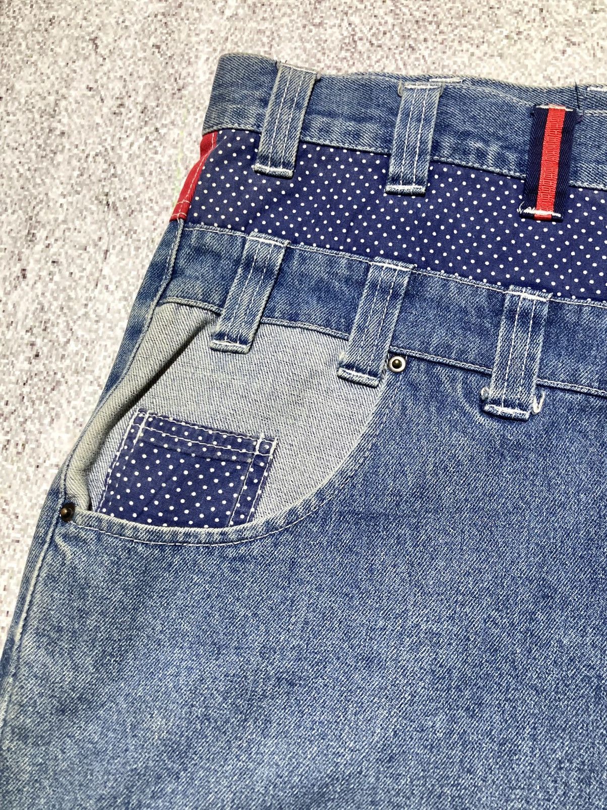 Japanese Brand 2000s B One Soul Japanese Double Waist Carrot Jeans Pant Lgb Size US 37 - 6 Thumbnail