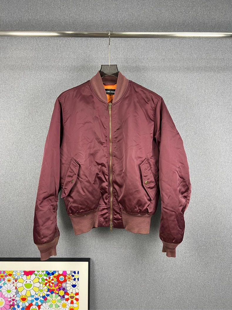 Balenciaga Balenciaga Embroidered monogram baseball jacket Size US M / EU 48-50 / 2 - 1 Thumbnail