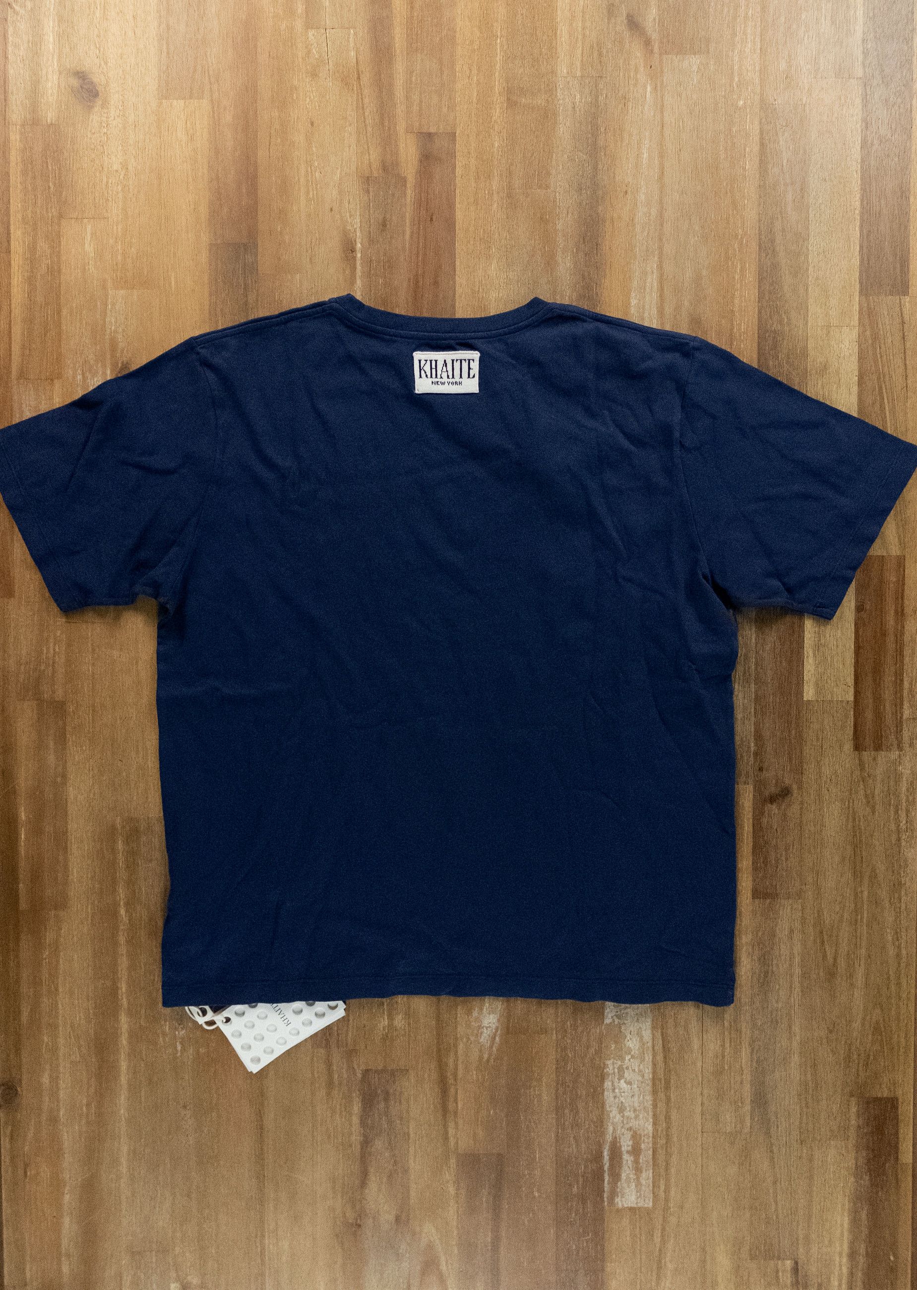 KHAITE KHAITE Mae navy blue cotton crewneck t-shirt Medium Size M / US 6-8 / IT 42-44 - 8 Thumbnail