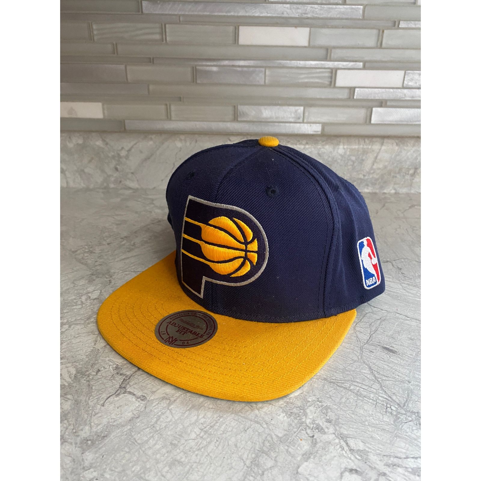 Mitchell & Ness Indiana Pacers Mitchell & Ness NBA Basketball Snapback Hat Size ONE SIZE - 1 Thumbnail