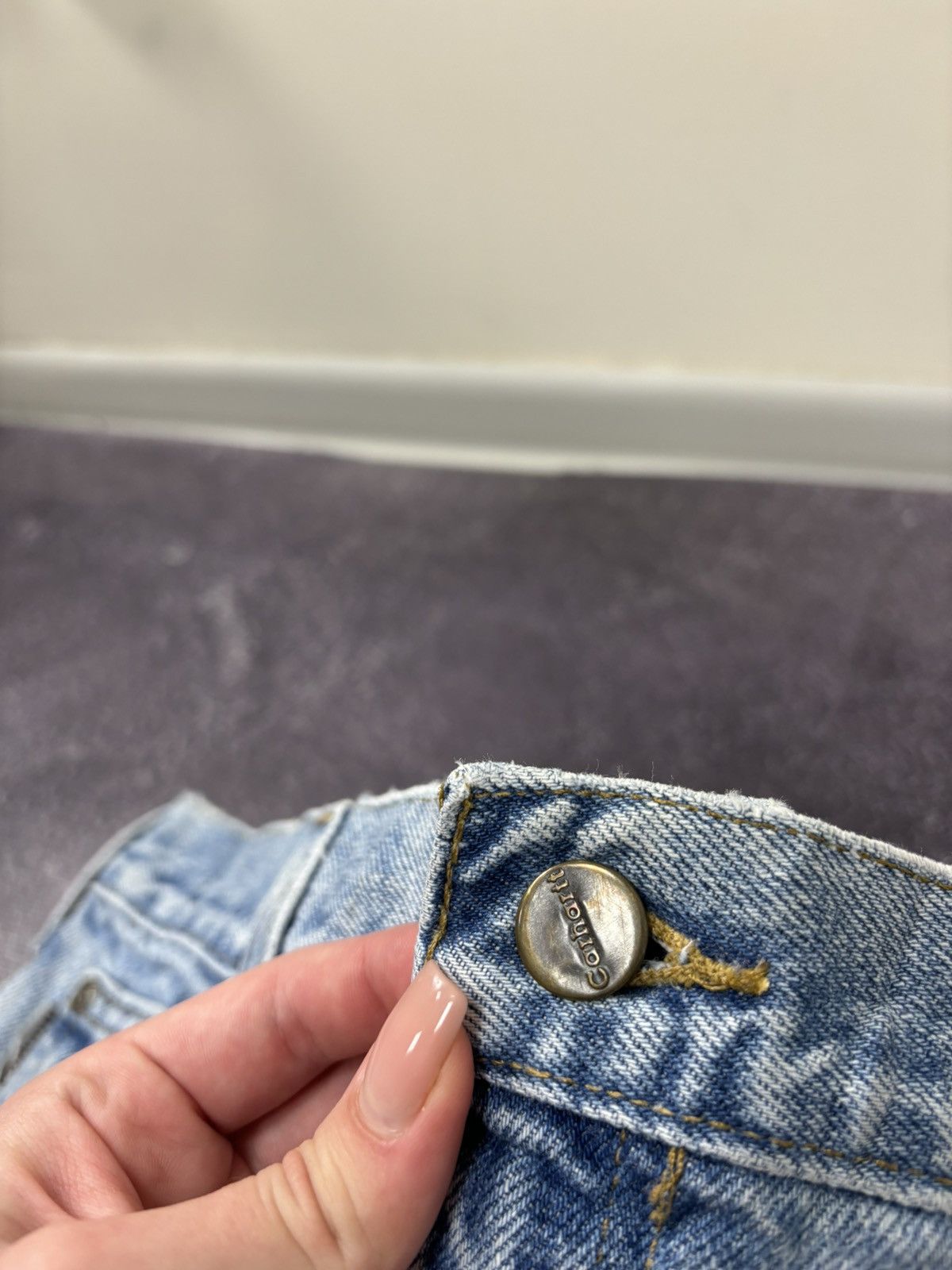 Carhartt Vintage Carhartt 90s Faded Light Blue USA Denim Baggy Jeans Size US 36 / EU 52 - 15 Thumbnail