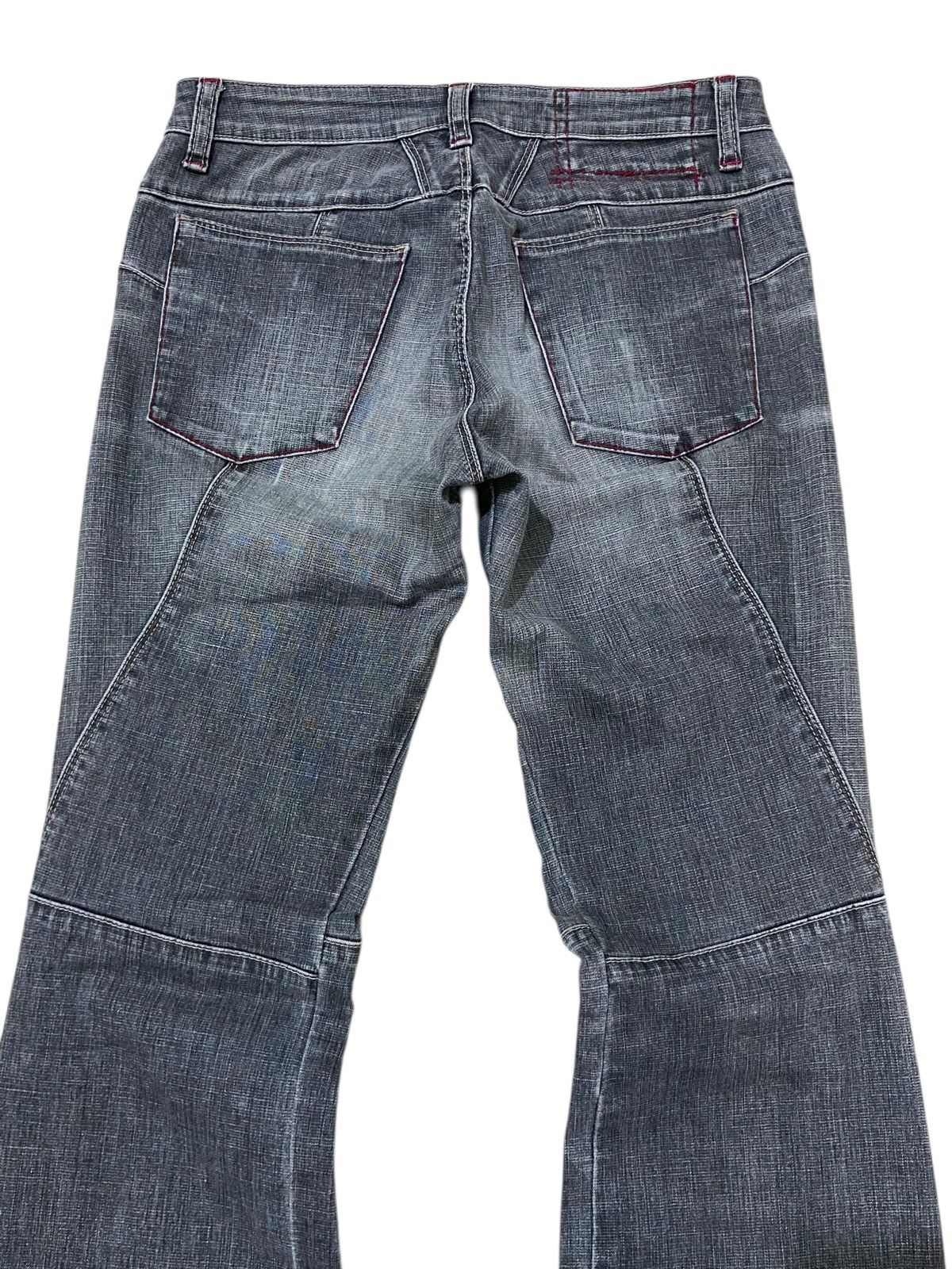 Marithe + Francois Girbaud Marithe Francois Girbaud Flared Stretch Denim Pants Size US 28 / EU 44 - 9 Thumbnail