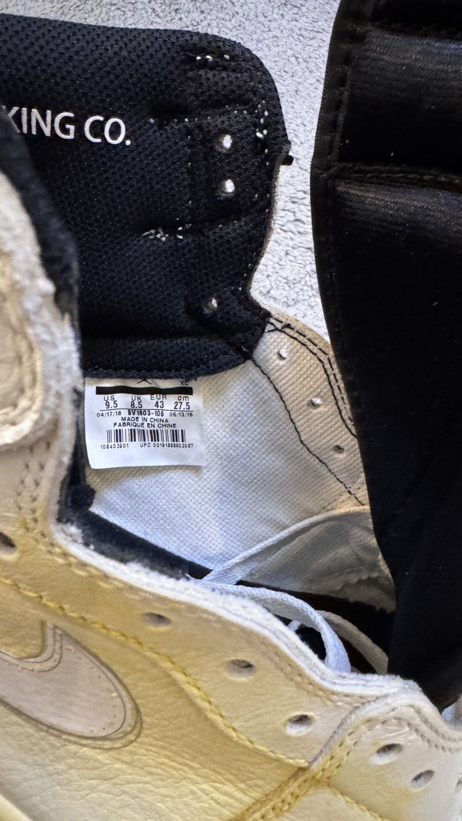 Jordan Brand Jordan AJ1 x Nigel Sylvester Size US 9.5 / EU 42-43 - 14 Thumbnail