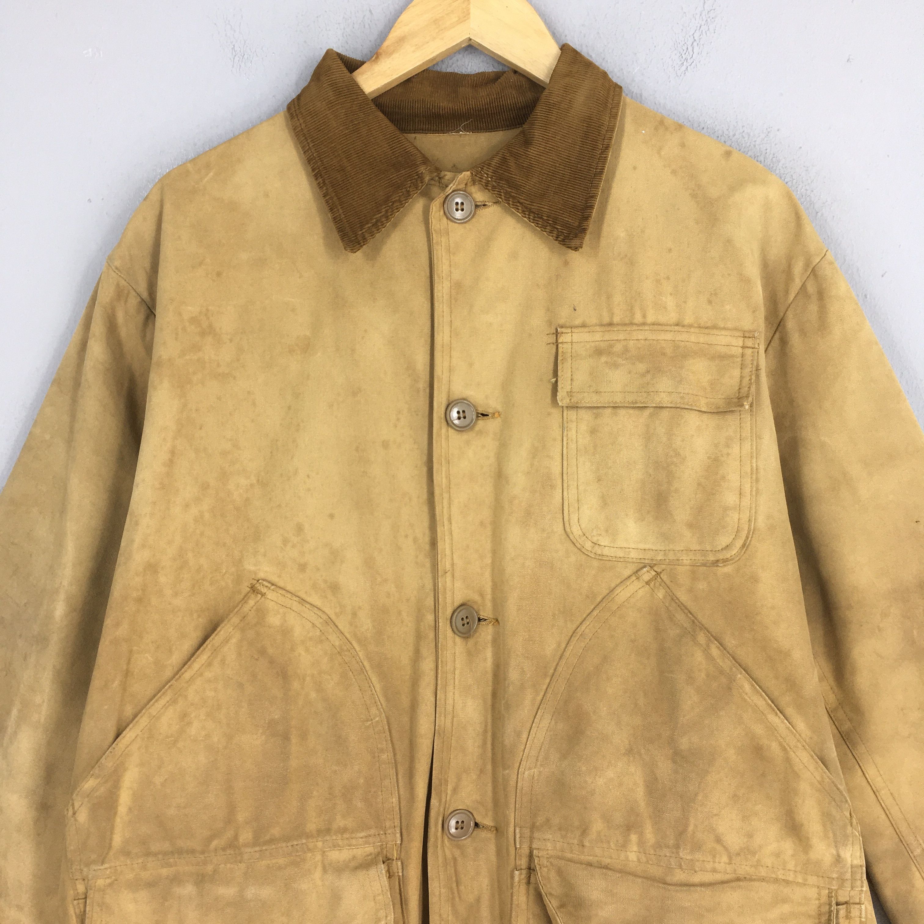 Sears Vintage 1980s Sears Roebuck Chore Duck Brown Jacket XXL Size US XXL / EU 58 / 5 - 2 Thumbnail