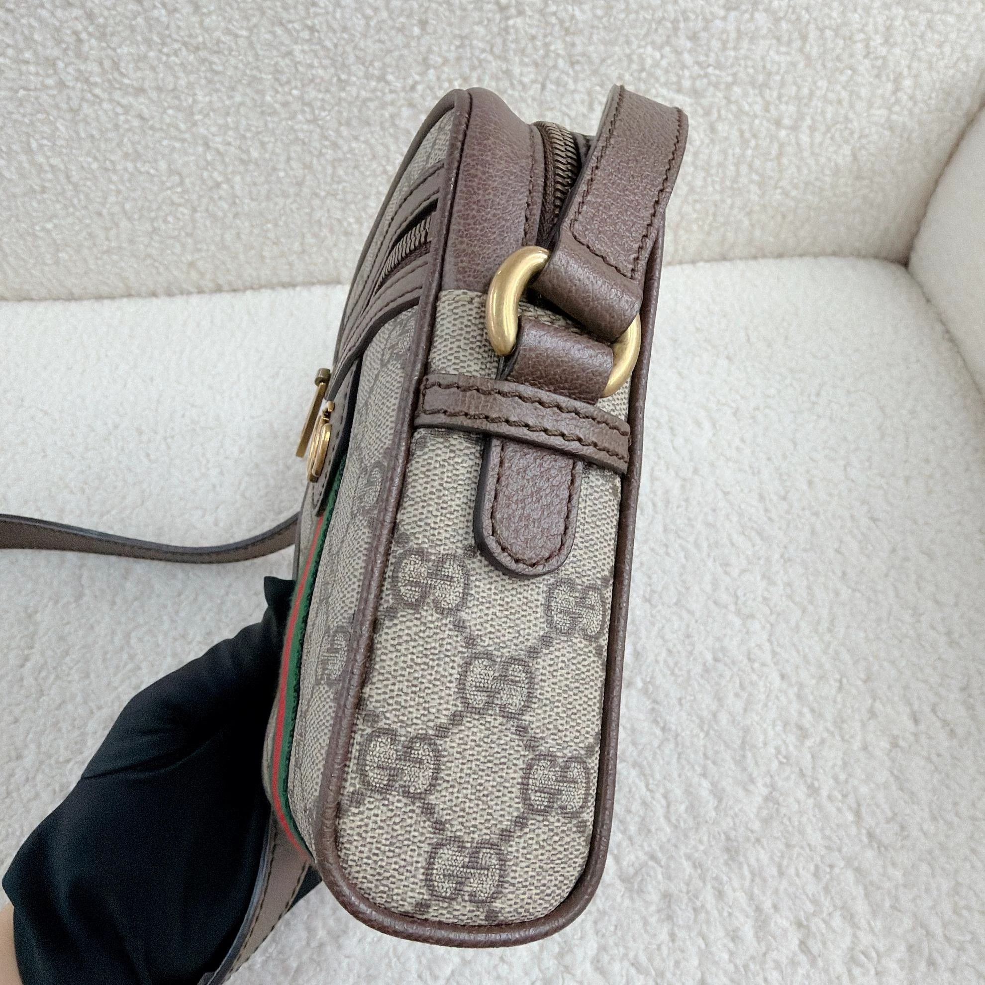 Gucci GUCCI Ophidia mini GG coated canvas ebony multi bag Size ONE SIZE - 9 Thumbnail