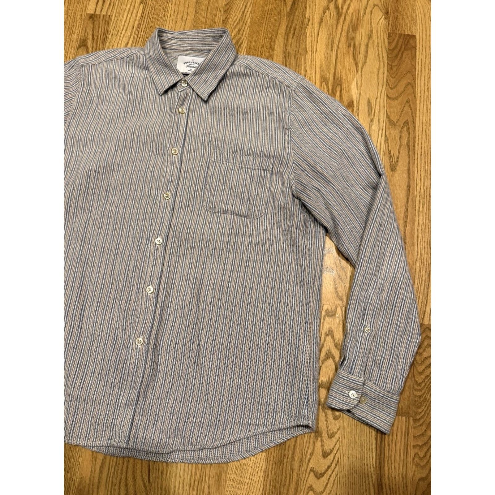Portuguese Flannel VINTAGE Portuguese Flannel Shirt Men’s XL Long Sleeve Cotton Made In Portugal Size US XL / EU 56 / 4 - 4 Thumbnail
