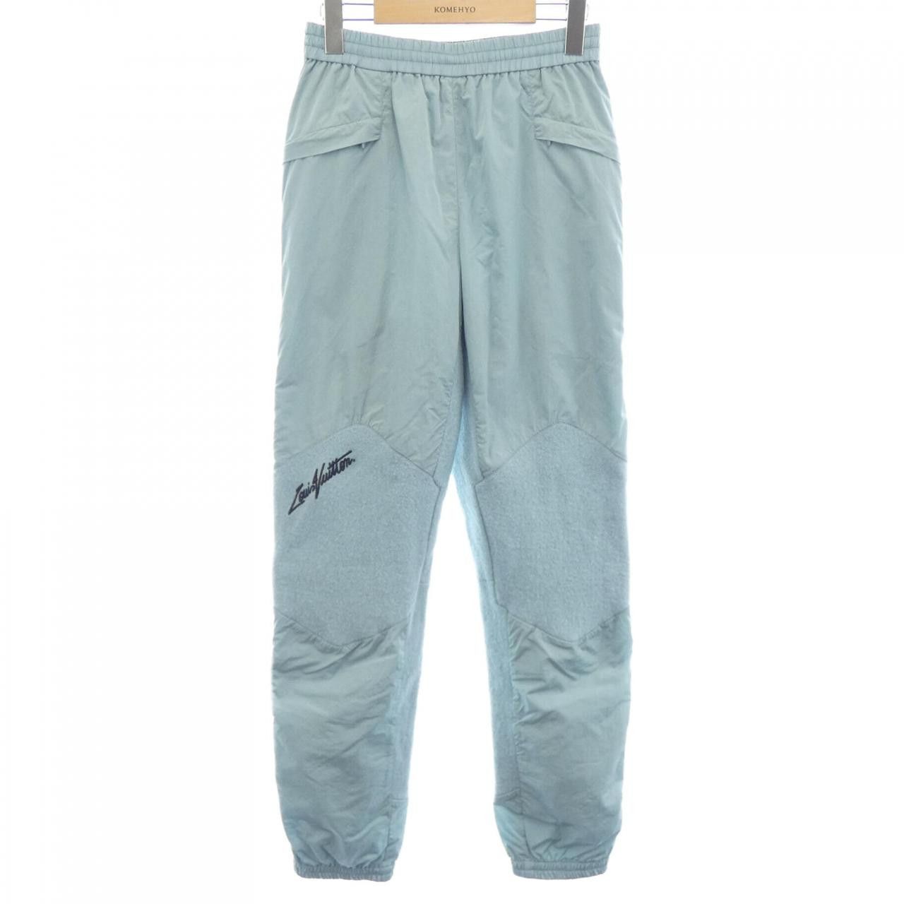 Louis Vuitton Louis Vuitton Louis Vuitton Mixed Material Track Pants Textile Pants HOP02WRK9 DUTY FREE for USA Size ONE SIZE - 1 Thumbnail