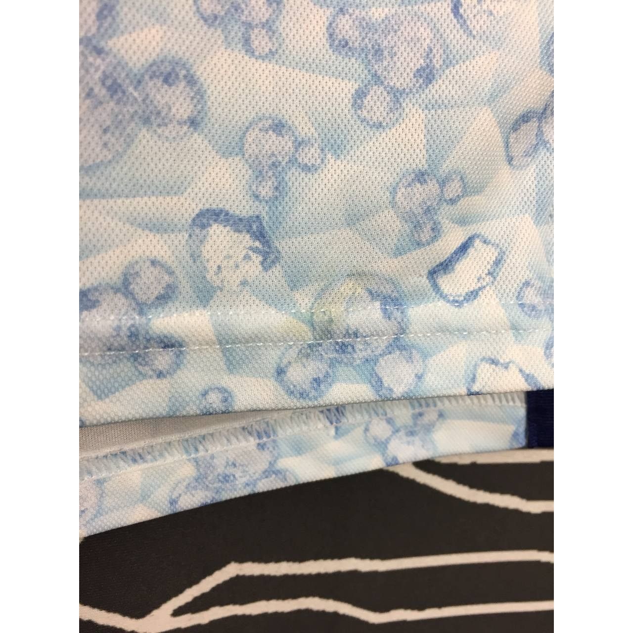 Cartoon Network × Disney × Vintage Vtg Tokyo Disneyland Resort Mickey Patterned Polo Tee Size US M / EU 48-50 / 2 - 5 Thumbnail