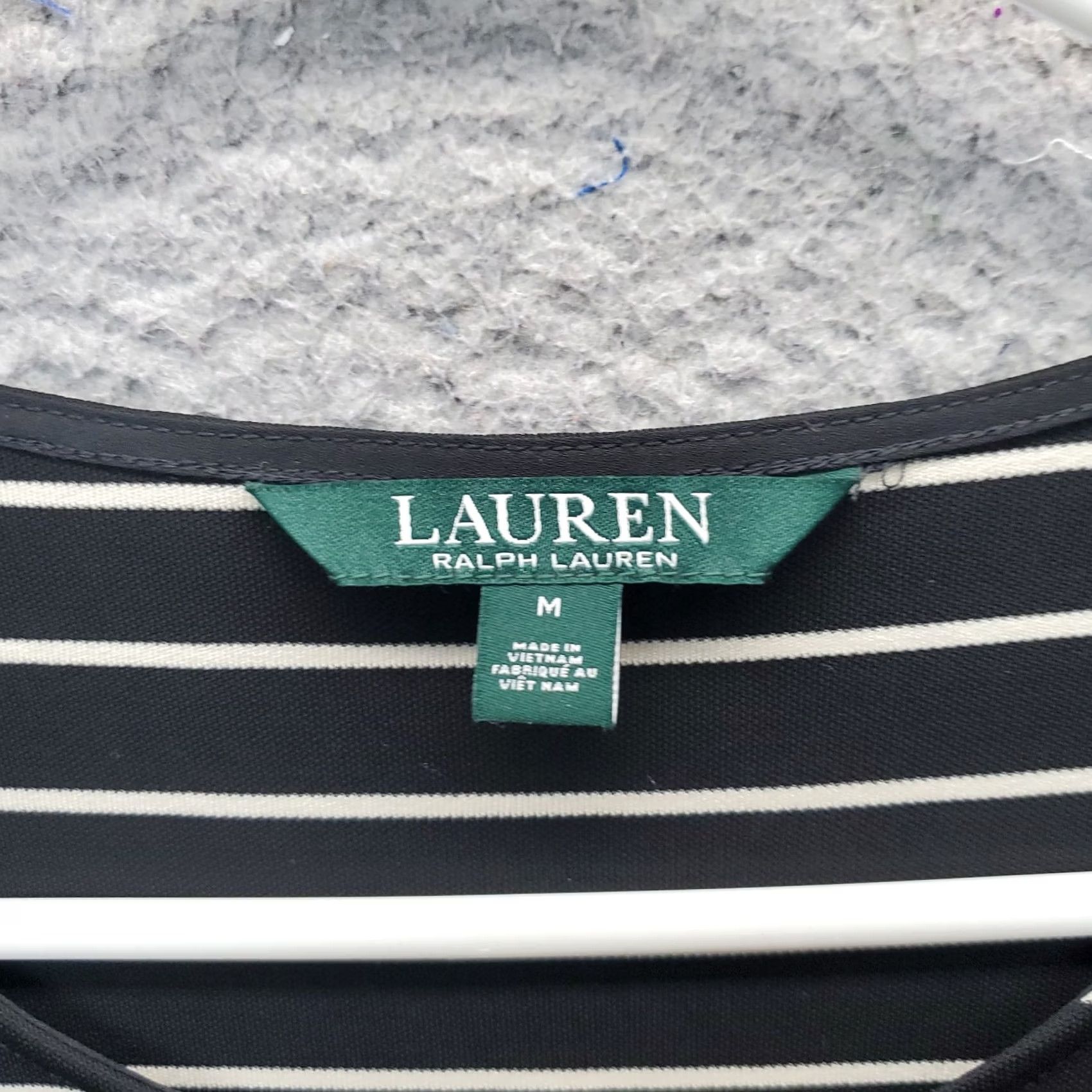 Ralph Lauren Lauren Ralph Lauren Blouse Top Women M Multi Horizontal Striped Long Sleeve Size M / US 6-8 / IT 42-44 - 5 Thumbnail