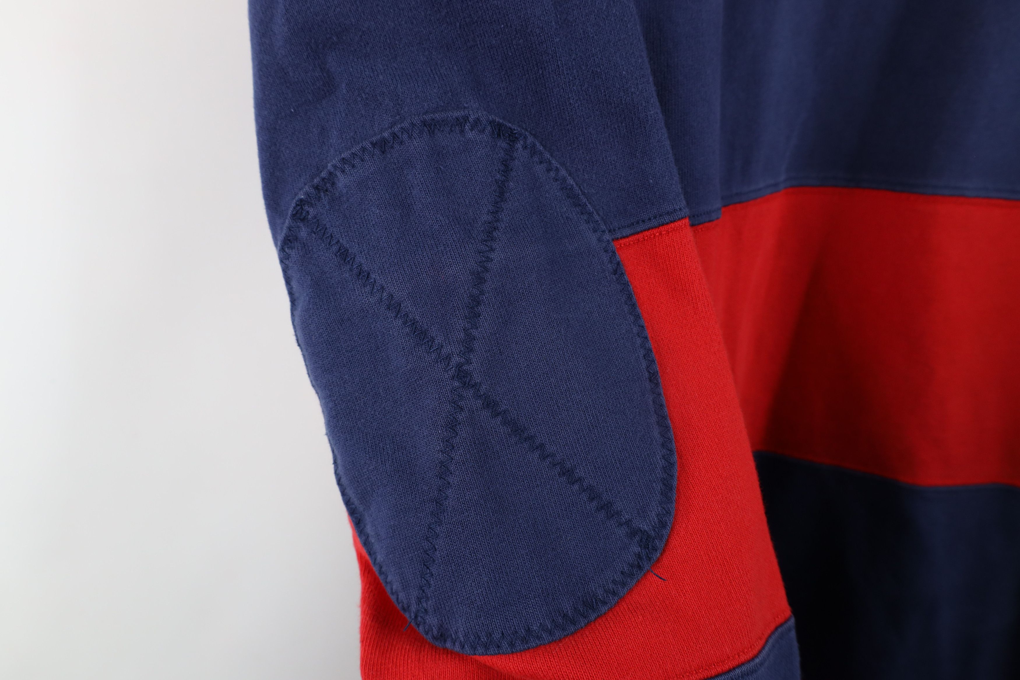 Ralph Lauren × Vintage Vintage 90s Ralph Lauren Long Sleeve Rugby Polo Striped Size US L / EU 52-54 / 3 - 6 Thumbnail