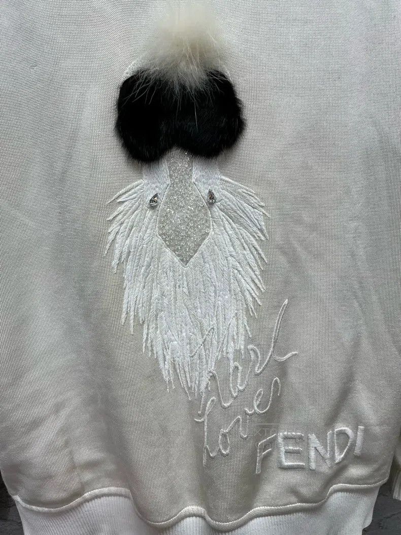 Fendi Fendi Emperor's signature cartoon logo embroidered round n Size XS / US 0-2 / IT 36-38 - 7 Thumbnail