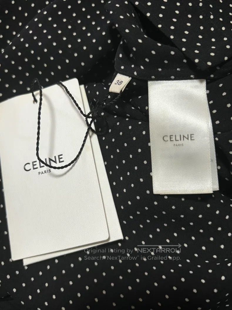 Celine CELINE Small Polka Dot Shirt Size XS / US 0-2 / IT 36-38 - 6 Thumbnail