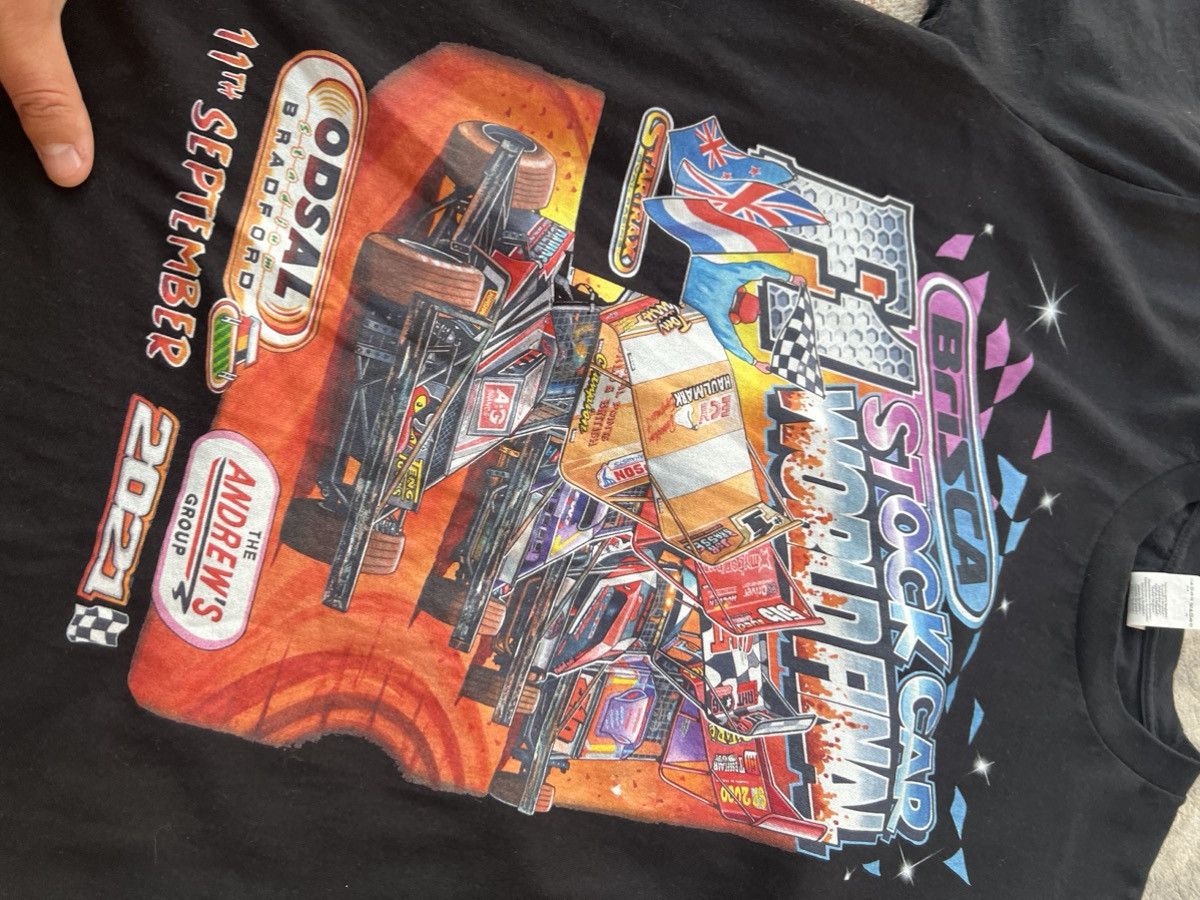 Vintage BriSCA F1 Stock Car World Final 2021 Tee Size US M / EU 48-50 / 2 - 2 Thumbnail