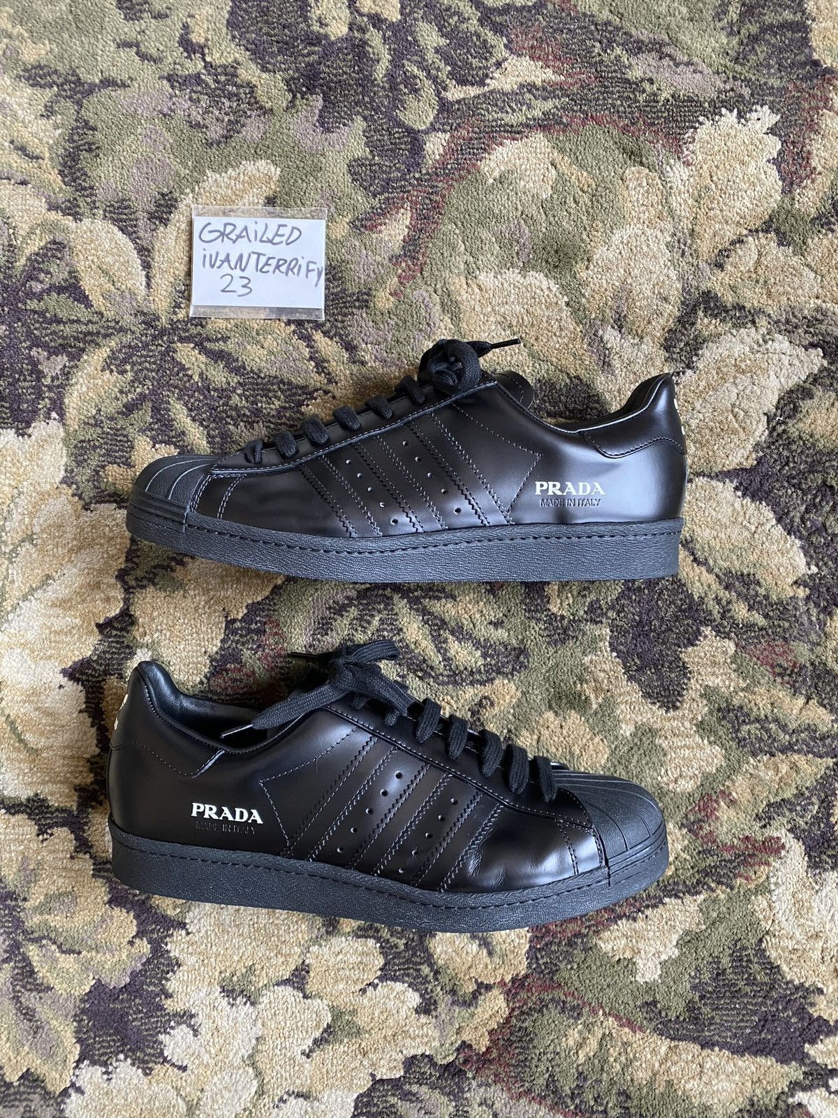 Adidas × Prada Prada x Adidas Superstar Size US 9.5 / EU 42-43 - 1 Thumbnail