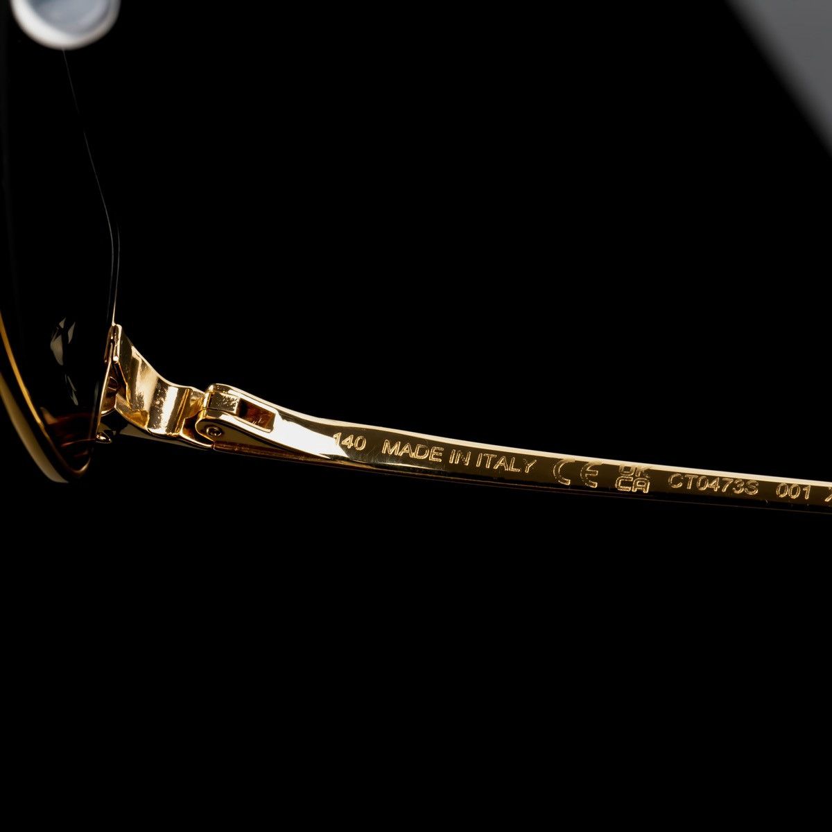 Cartier CARTIER CT0473S 001 SUNGLASSES Size ONE SIZE - 3 Thumbnail