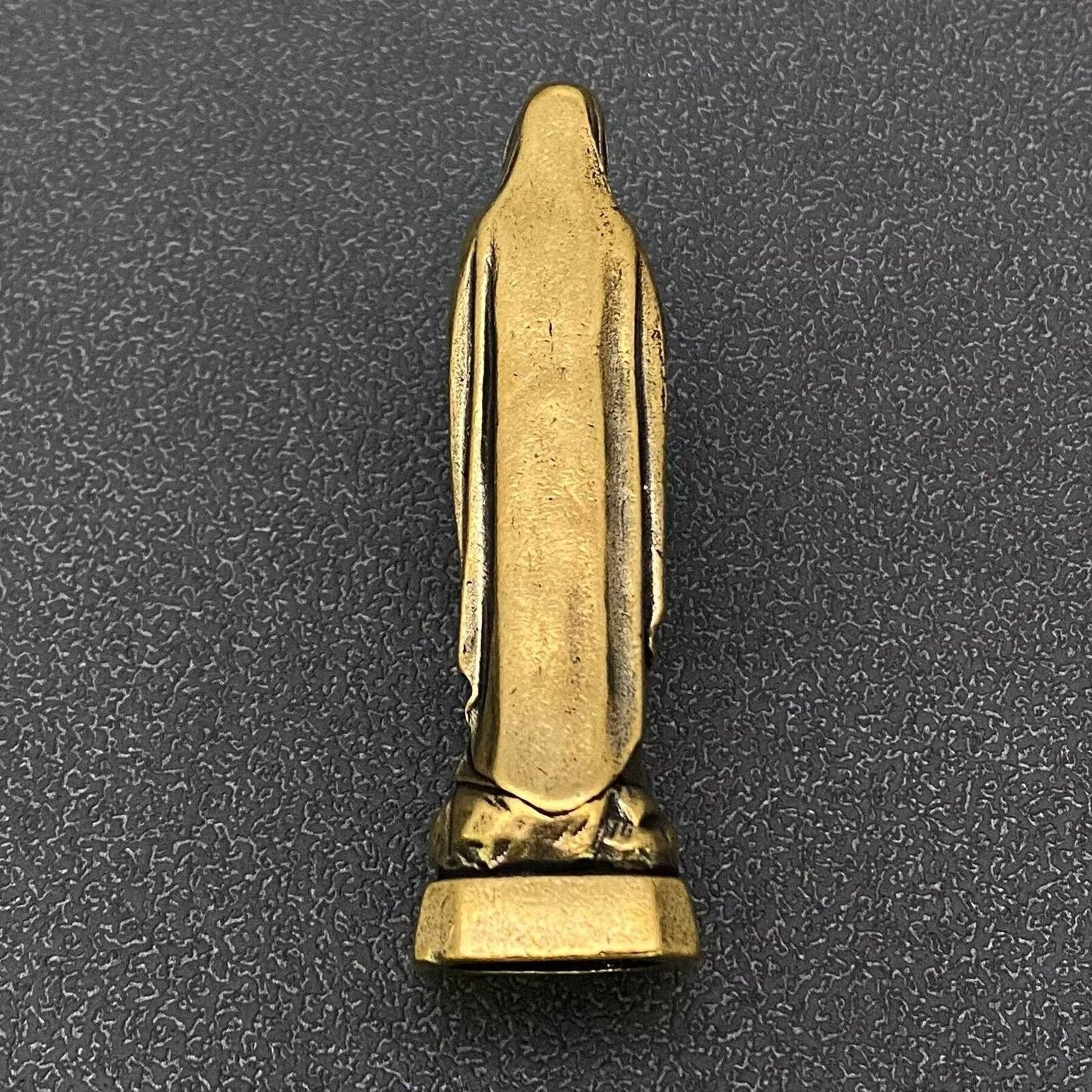 The Unbranded Brand Brass Statue of Virgin Mary Figurine Size ONE SIZE - 3 Thumbnail