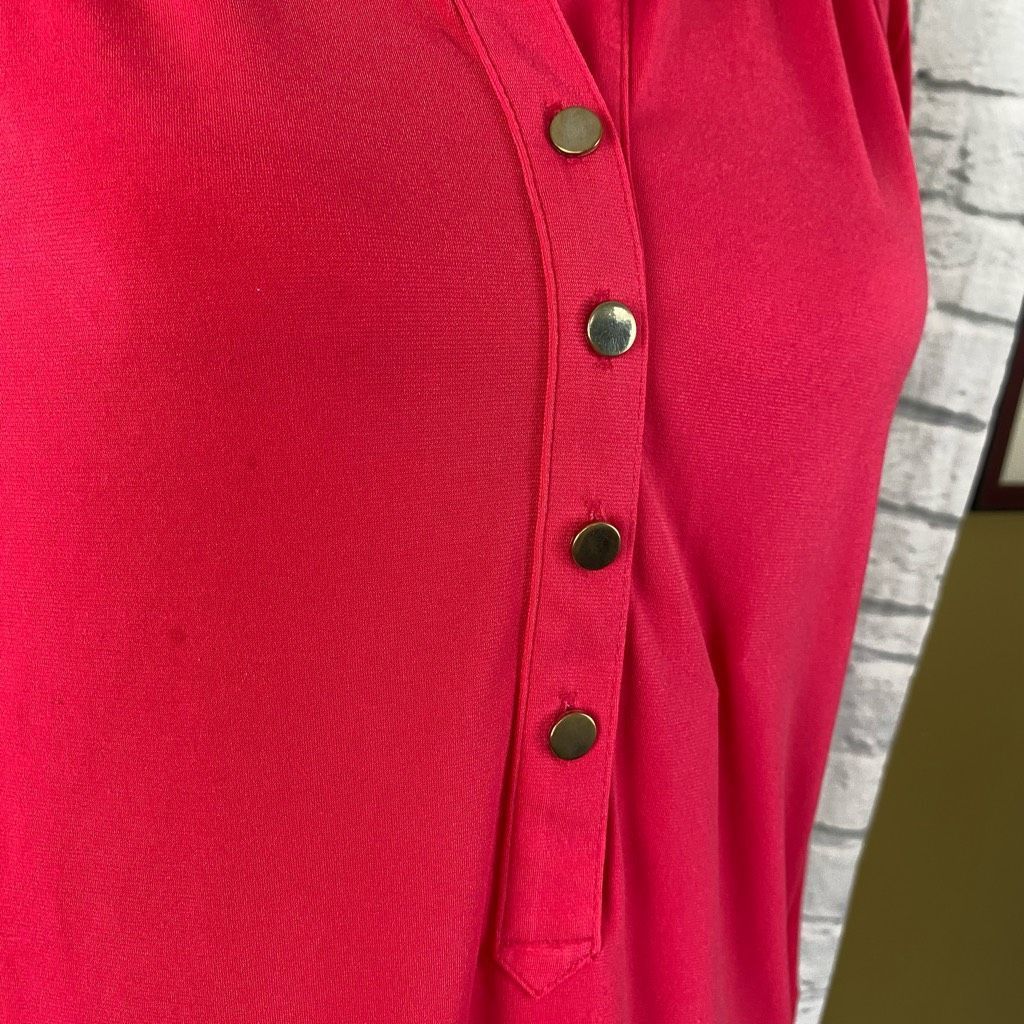Other Premise women L quarter button collared blouse Size L / US 10 / IT 46 - 2 Thumbnail