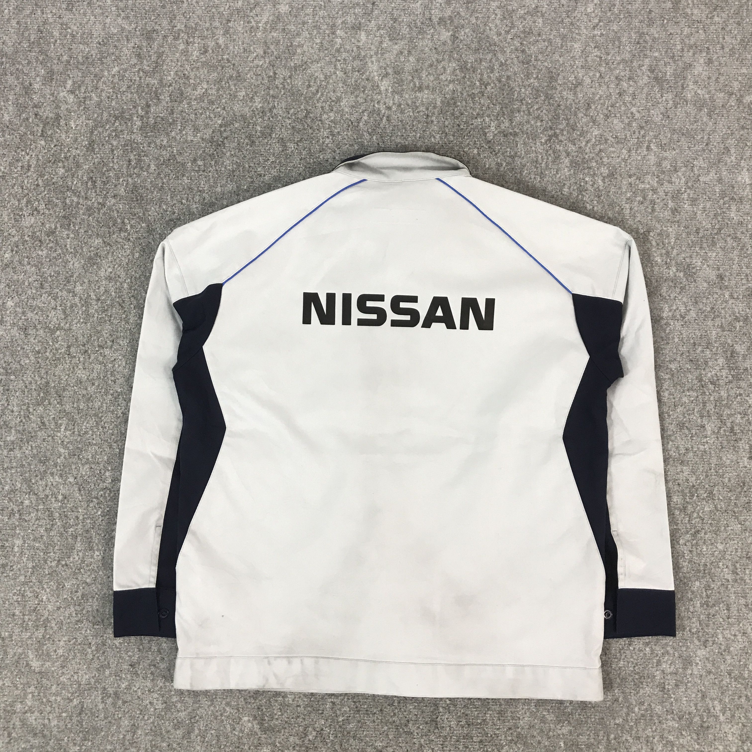 Japanese Brand NISSAN RACING CUSTOM JAPAN WORKWEAR JACKET Size US L / EU 52-54 / 3 - 1 Thumbnail