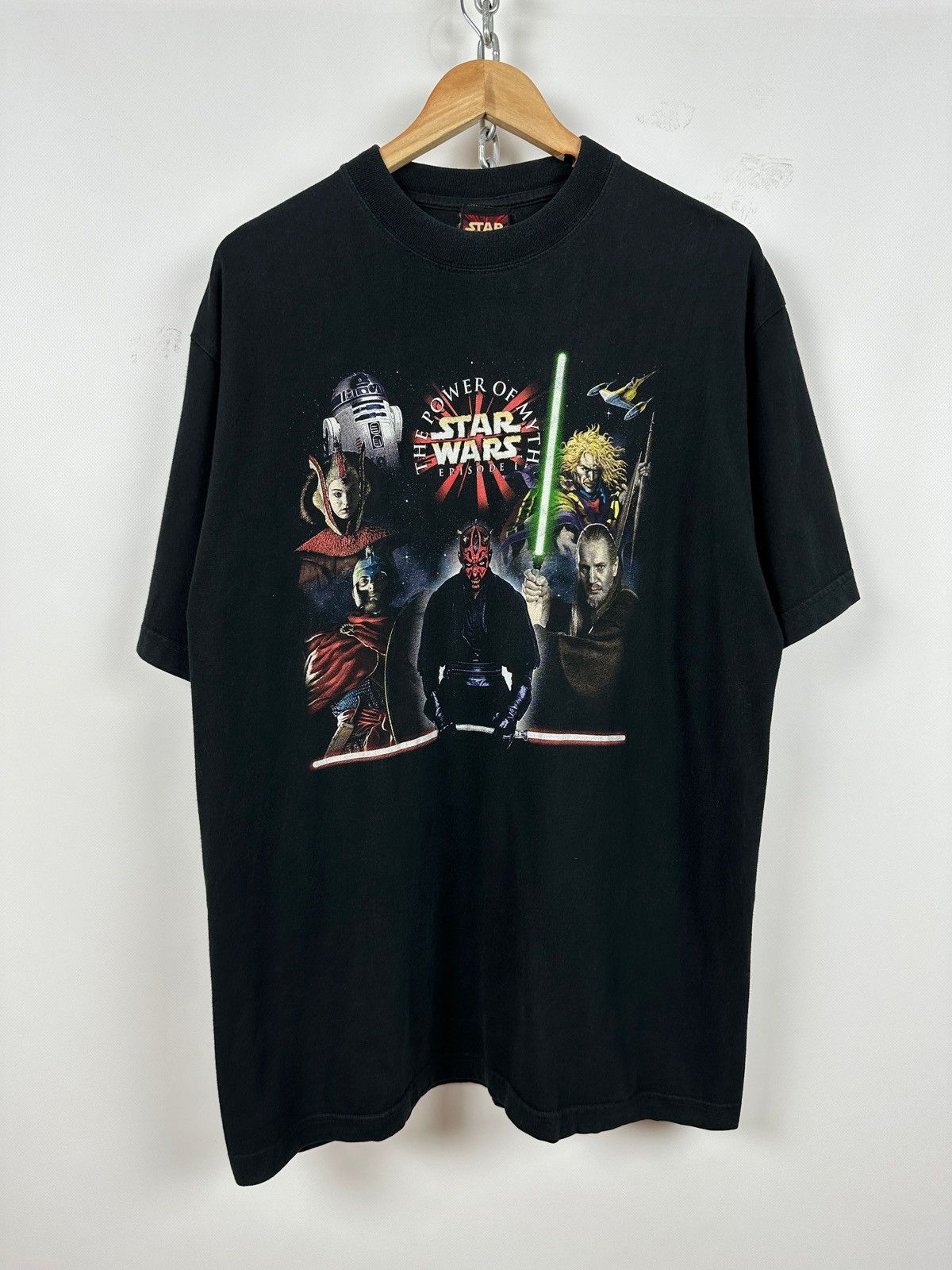 1999 Vintage Star Wars Episode Power Of Myth Tour T-Shirt - Main Image