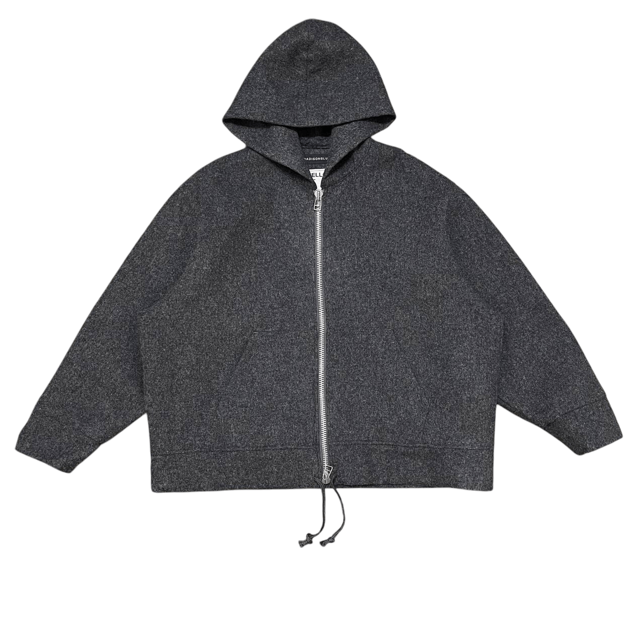 Japanese Brand Madison Blue Wool Hooded Jacket Size US S / EU 44-46 / 1 - 1 Thumbnail
