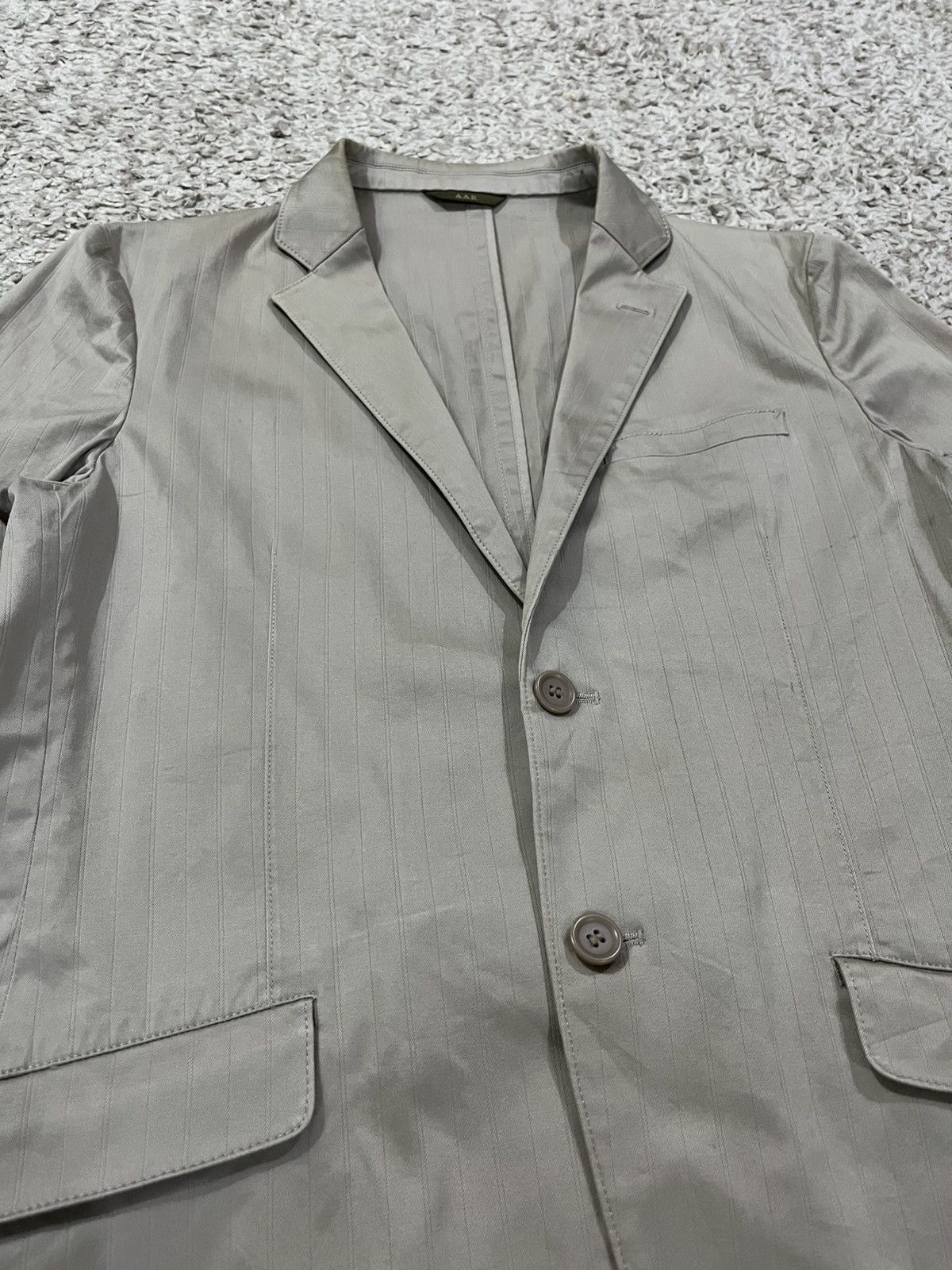 Yohji Yamamoto Yohji Yamamoto AAR Beige Blazer Jacket Size L / US 10 / IT 46 - 4 Thumbnail