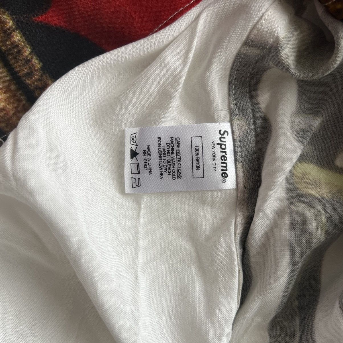 Supreme Supreme The Velvet Underground Rayon S/S Shirt White XL Size US XL / EU 56 / 4 - 6 Thumbnail