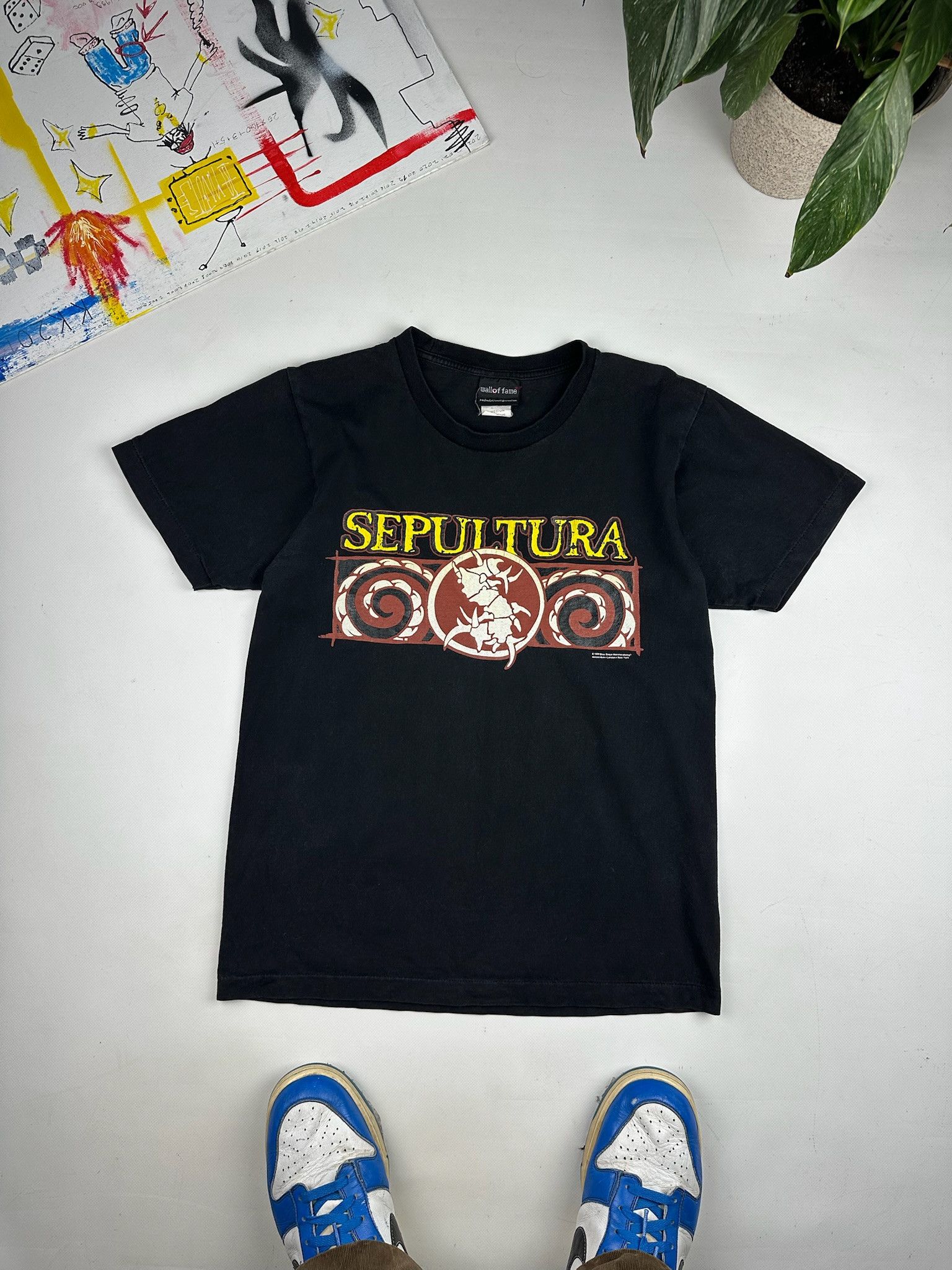 Vintage Vintag 90s Sepultura Tshirt groove trash death metal pantera Size US M / EU 48-50 / 2 - 1 Thumbnail