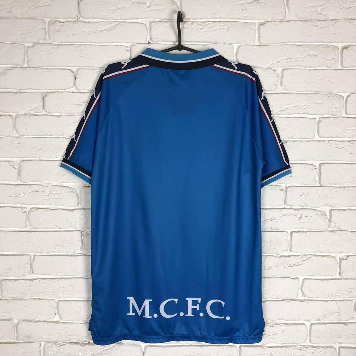 Kappa Retro copy Manchester City 1997 1998 home jersey Size US XL / EU 56 / 4 - 4 Thumbnail