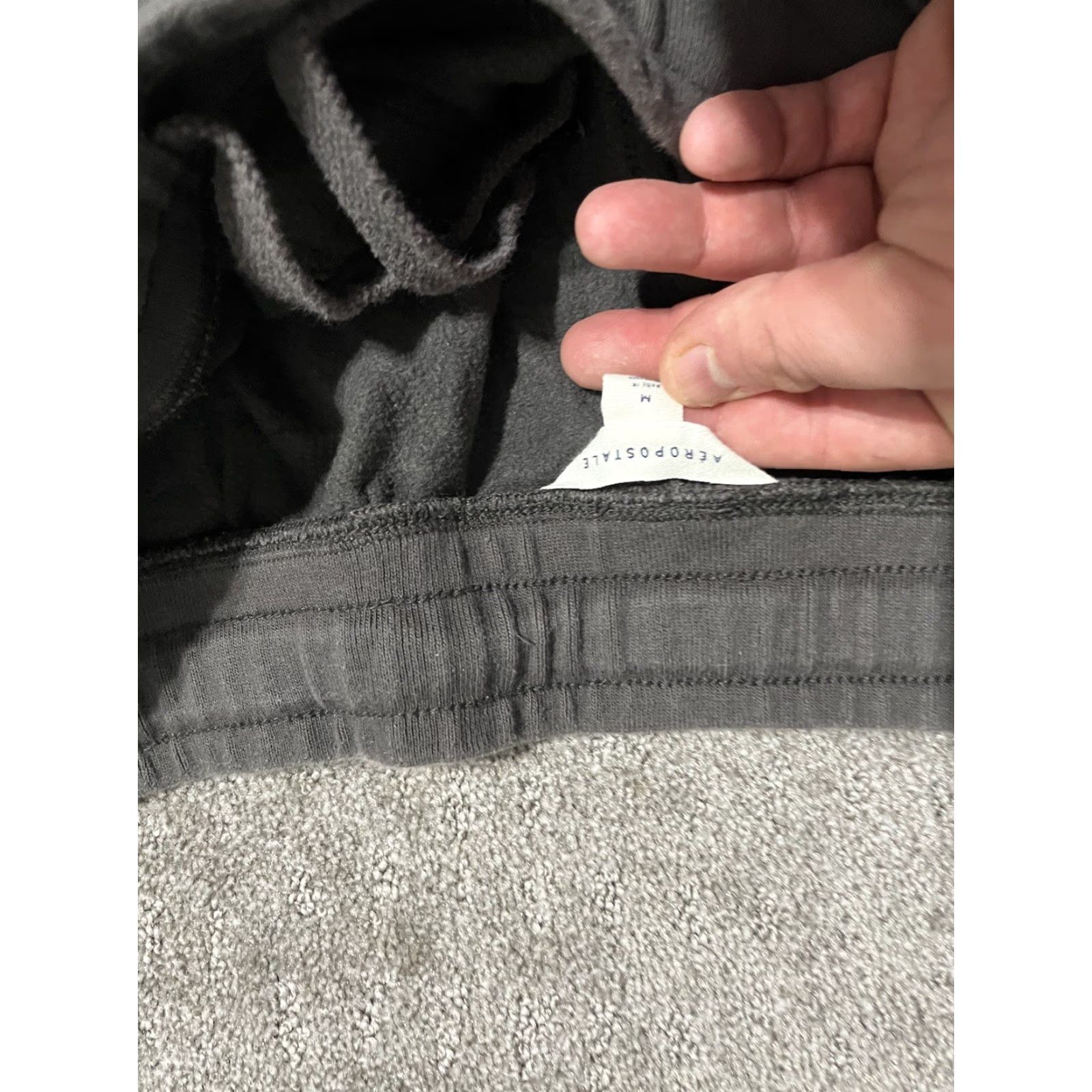 Vintage Aéropostale Sweatpants Women Gray Solid Elastic Waist Size M Casual Regular Size 32" / US 10 / IT 46 - 4 Thumbnail