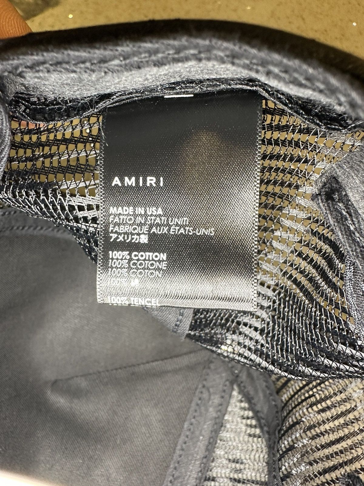 Amiri Rare AMIRI Core Logo Trucker Hat Size ONE SIZE - 6 Thumbnail