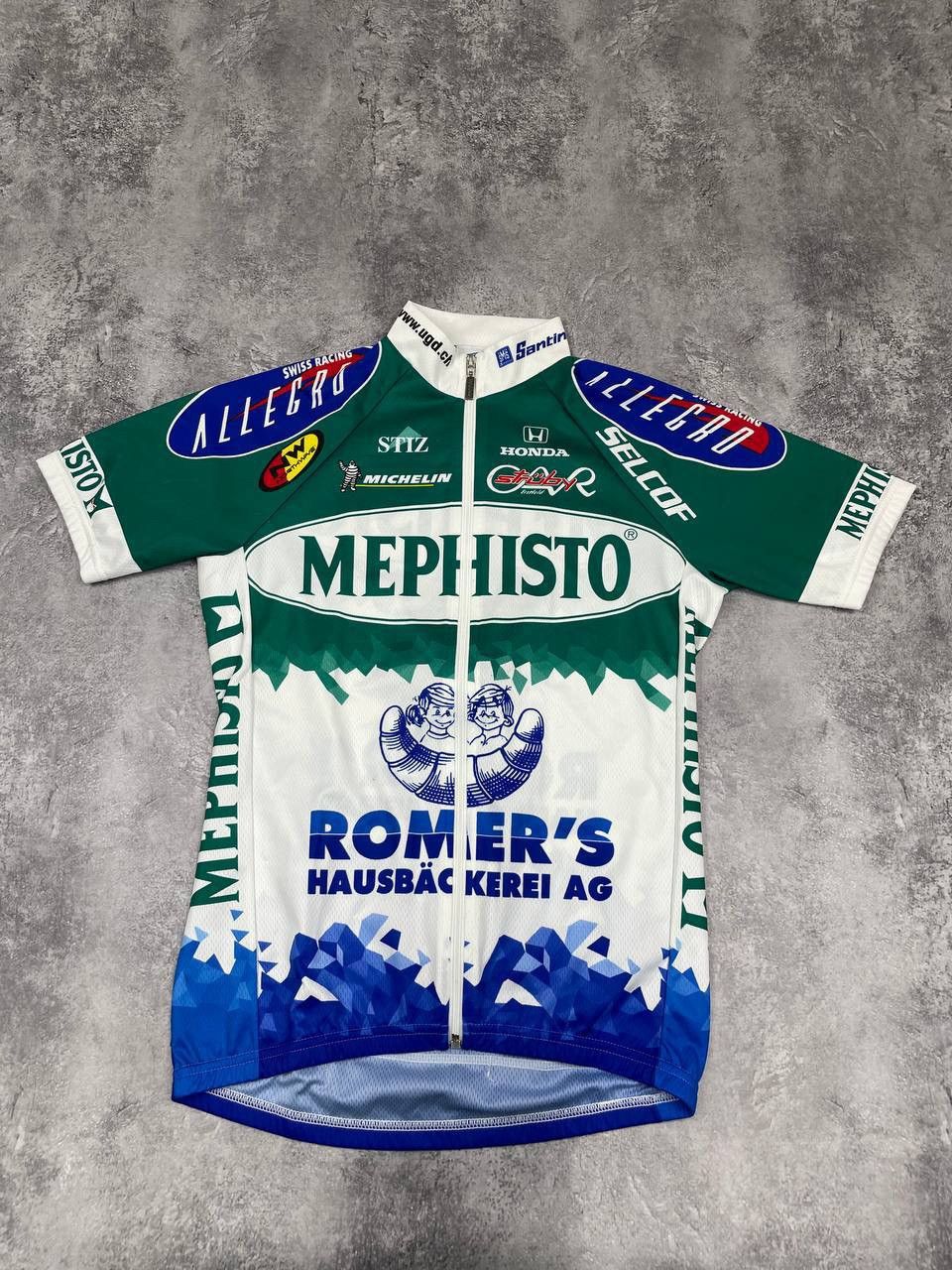 Other Santini Men Cycling Jersey Full Zip Short Sleeve Green Size US L / EU 52-54 / 3 - 10 Thumbnail