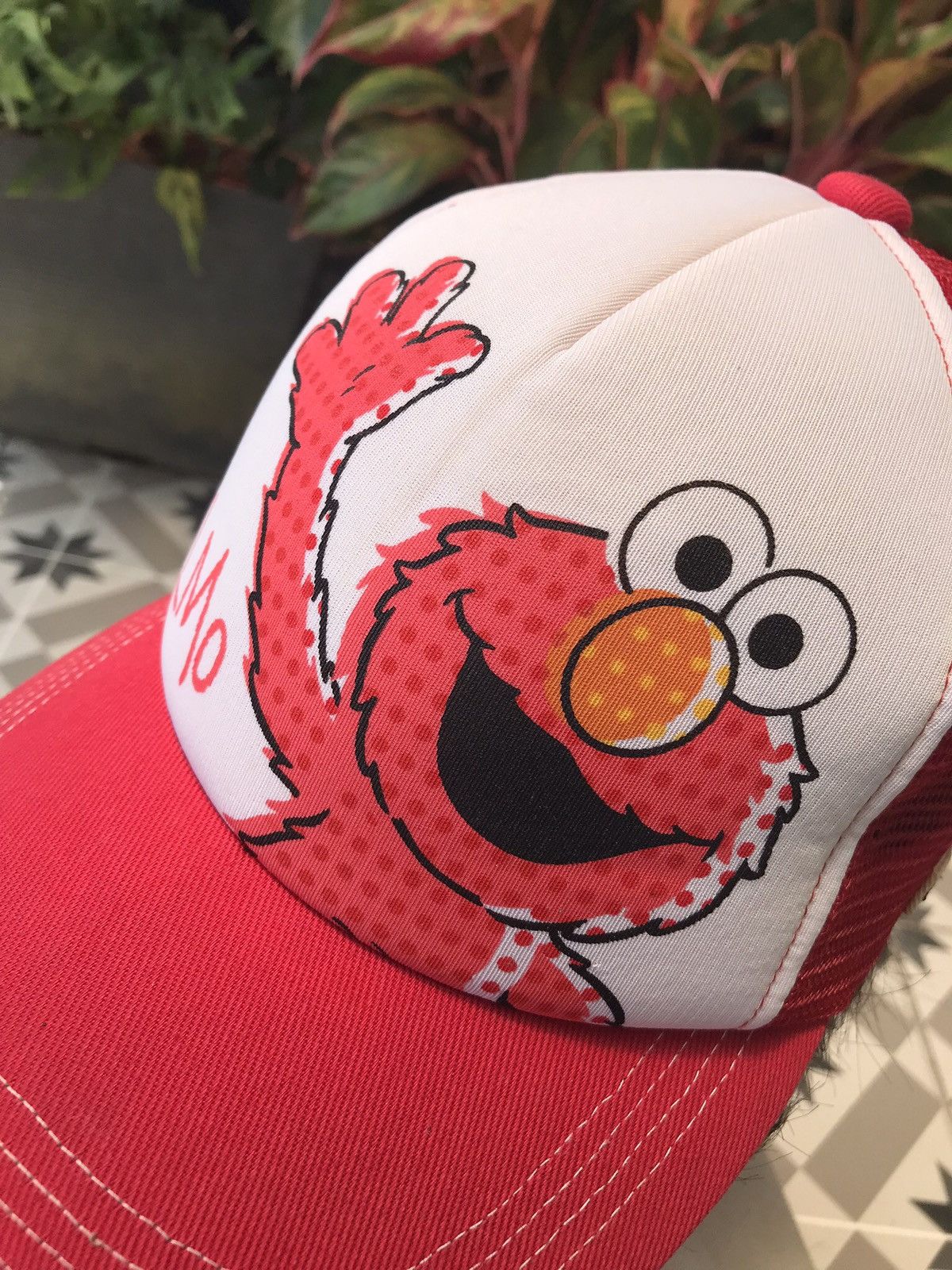 Japanese Brand × Universal Studios AUTHENTIC ELMO CAP HAT 2006 BY UNIVERSAL STUDIOS JAPAN Size ONE SIZE - 6 Thumbnail