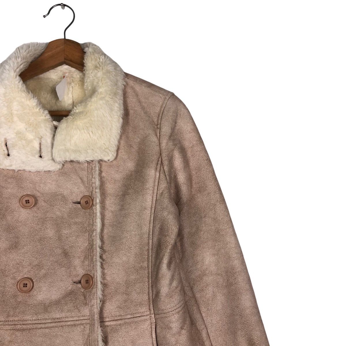 Calvin Klein 🔥Vintage Shearling Mink Fur Biker Jacket Calvin Klein Size US M / EU 48-50 / 2 - 6 Thumbnail