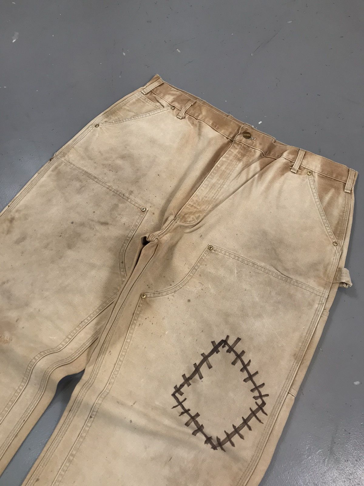 Carhartt × Vintage Vintage Carhartt double knee B01 BRN denim pant Size US 40 / EU 56 - 3 Thumbnail