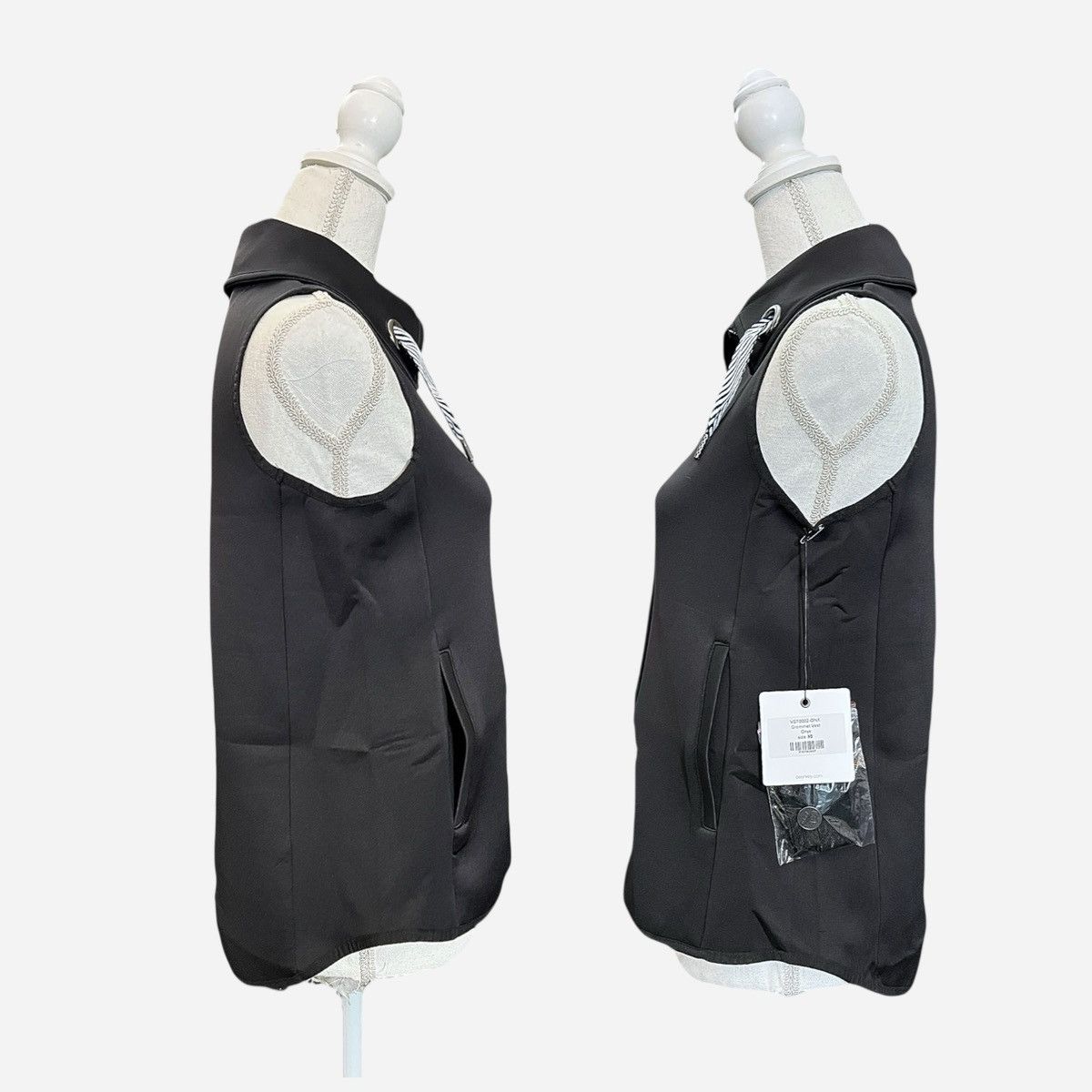 Other Belyn Key Women’s Onyx Grommet Full Zip Vest Black Sz XS Size XS / US 0-2 / IT 36-38 - 16 Thumbnail