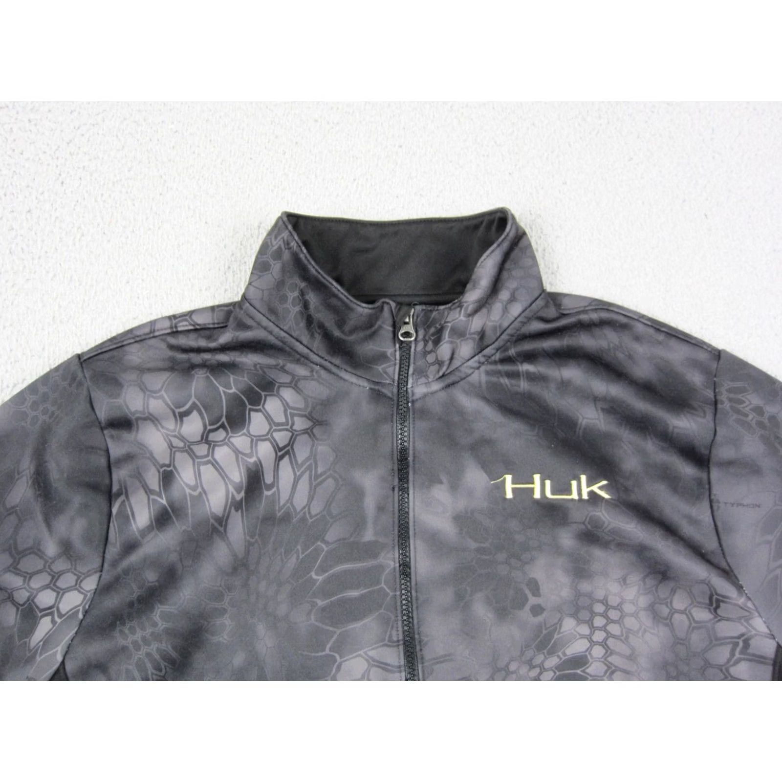 Vintage Huk Shirt Sweatshirt Men L Black Camo 1/4 Zip Performance Fishing Kryptek Shirt Size US L / EU 52-54 / 3 - 2 Thumbnail